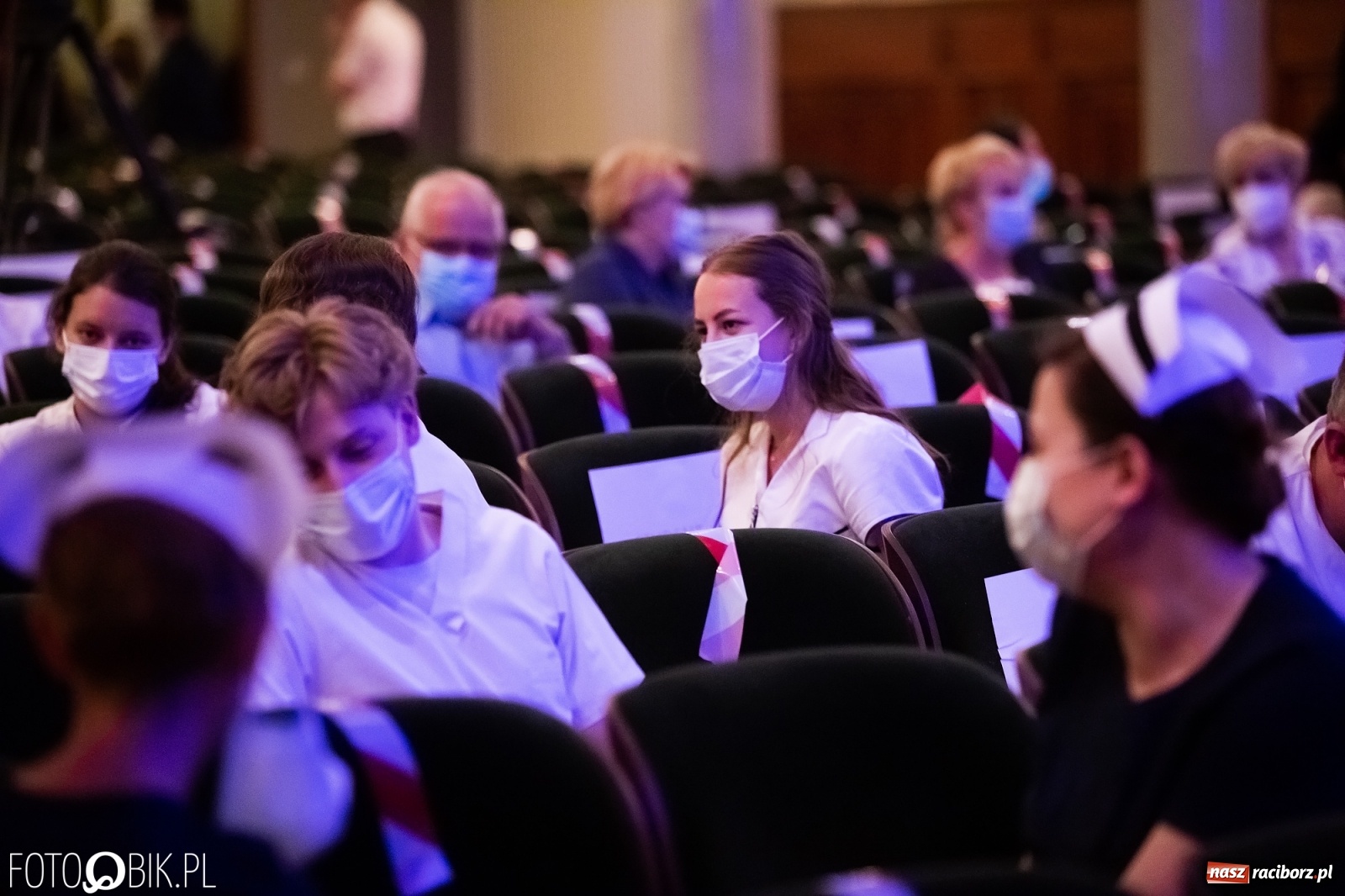Zdjęcie w galerii na portalu naszraciborz.pl: Czepkowanie w raciborskiej PWSZ z udziałem ministra zdrowia wiadomości z regionu
