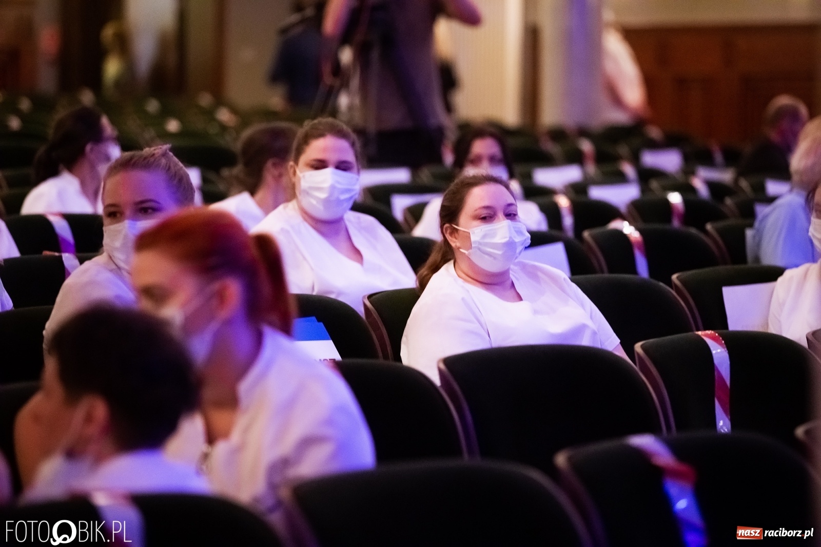 Zdjęcie w galerii na portalu naszraciborz.pl: Czepkowanie w raciborskiej PWSZ z udziałem ministra zdrowia wiadomości z regionu
