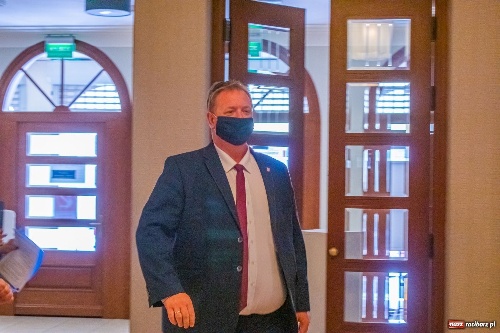 Zdjęcie w galerii na portalu naszraciborz.pl: Czepkowanie w raciborskiej PWSZ z udziałem ministra zdrowia wiadomości z regionu