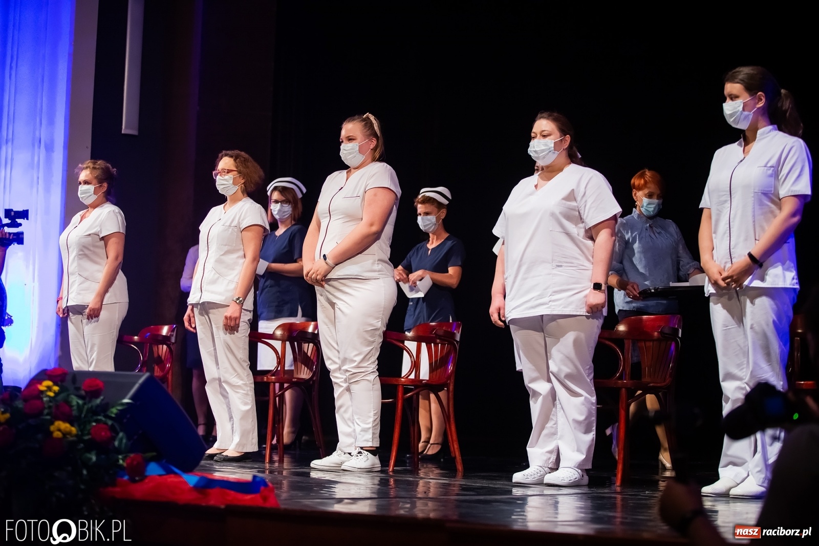 Zdjęcie w galerii na portalu naszraciborz.pl: Czepkowanie w raciborskiej PWSZ z udziałem ministra zdrowia wiadomości z regionu