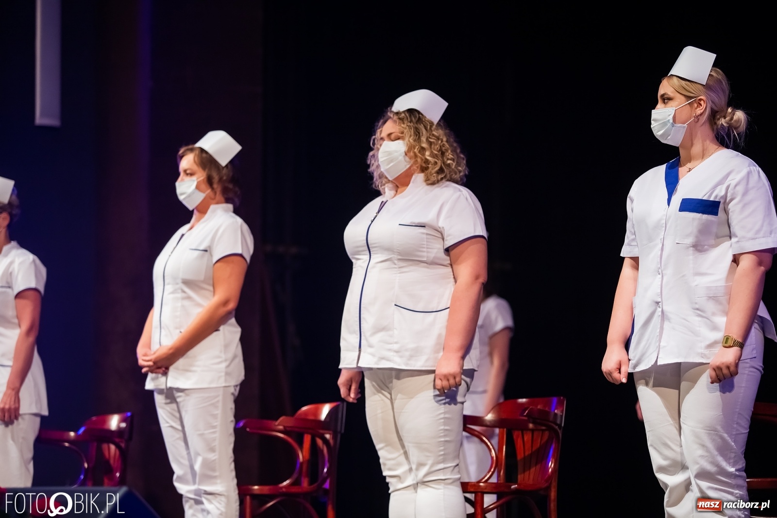 Zdjęcie w galerii na portalu naszraciborz.pl: Czepkowanie w raciborskiej PWSZ z udziałem ministra zdrowia wiadomości z regionu