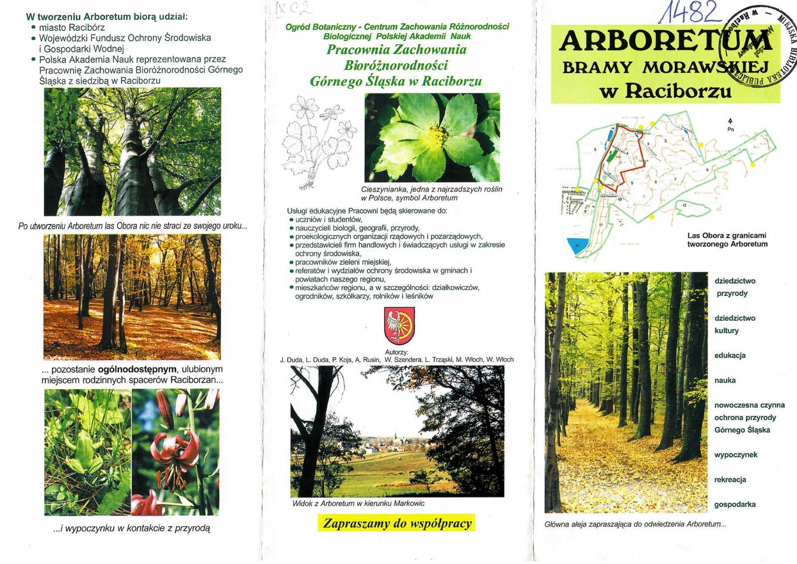Zdjęcie w galerii na portalu naszraciborz.pl: Z bibliotecznego archiwum. Arboretum Bramy Morawskiej w Raciborzu wiadomości z regionu