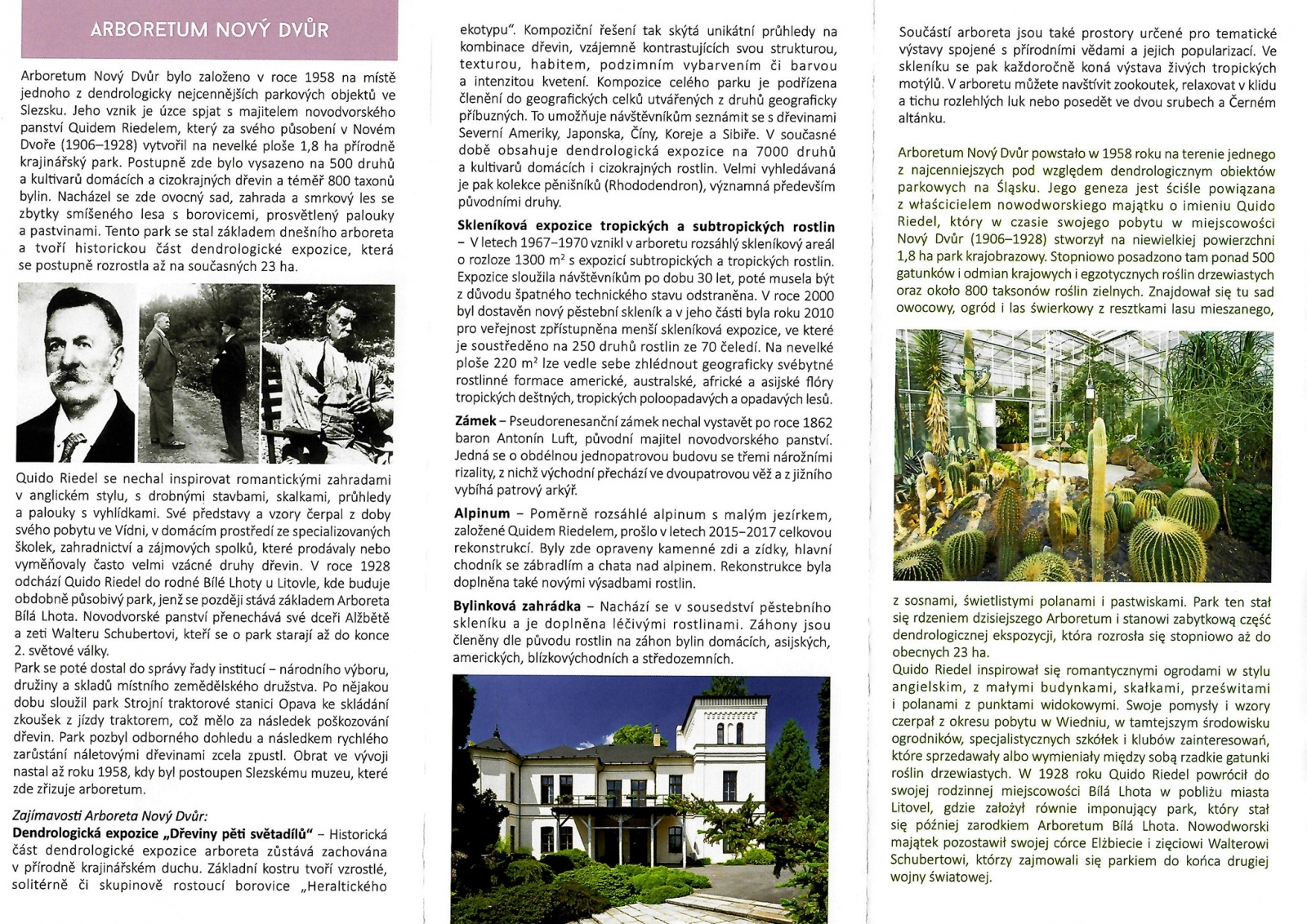 Zdjęcie w galerii na portalu naszraciborz.pl: Z bibliotecznego archiwum. Arboretum Bramy Morawskiej w Raciborzu wiadomości z regionu