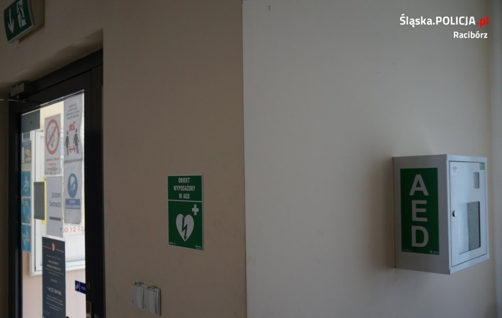 Zdjęcie w galerii na portalu naszraciborz.pl: W raciborskiej komendzie jest już defibrylator AED wiadomości z regionu