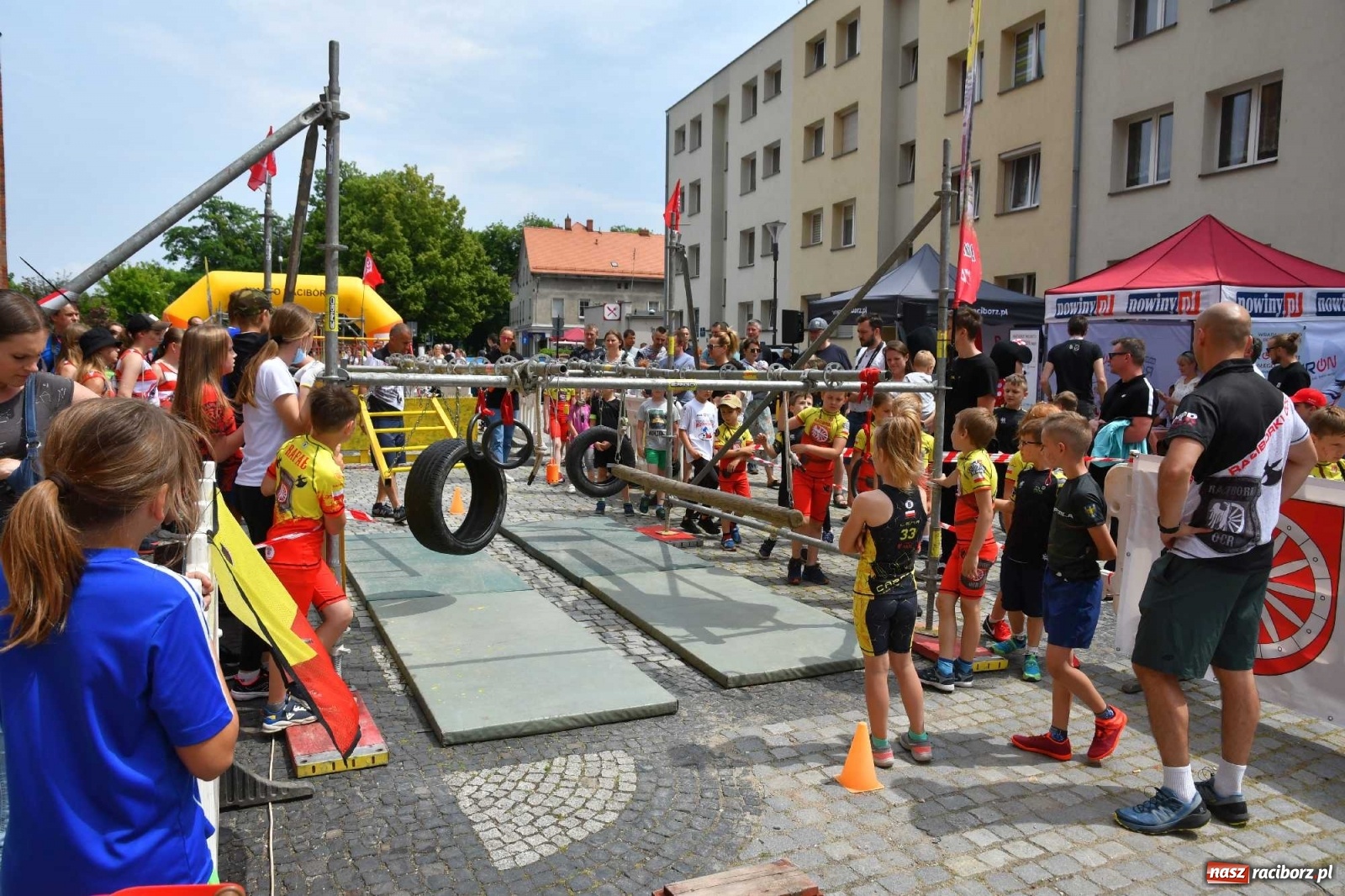 Zdjęcie w galerii na portalu naszraciborz.pl: I Mistrzostwa Raciborza NINJA OCR kids wiadomości z regionu