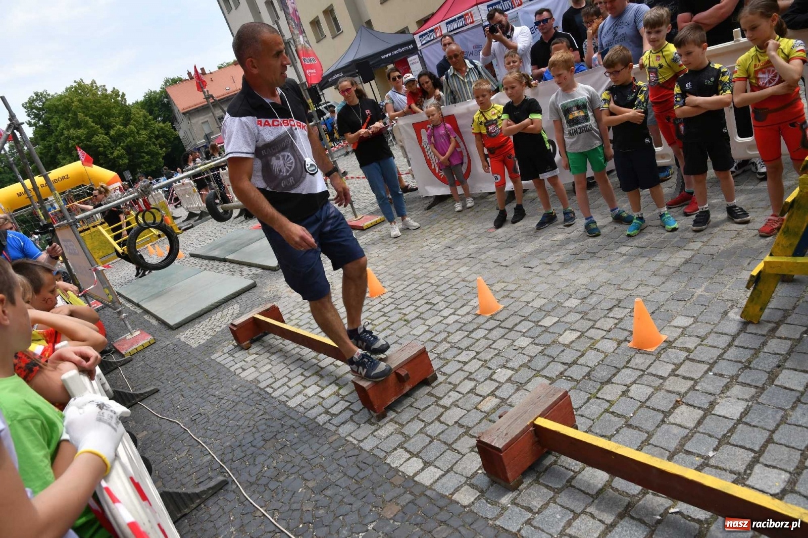 Zdjęcie w galerii na portalu naszraciborz.pl: I Mistrzostwa Raciborza NINJA OCR kids wiadomości z regionu