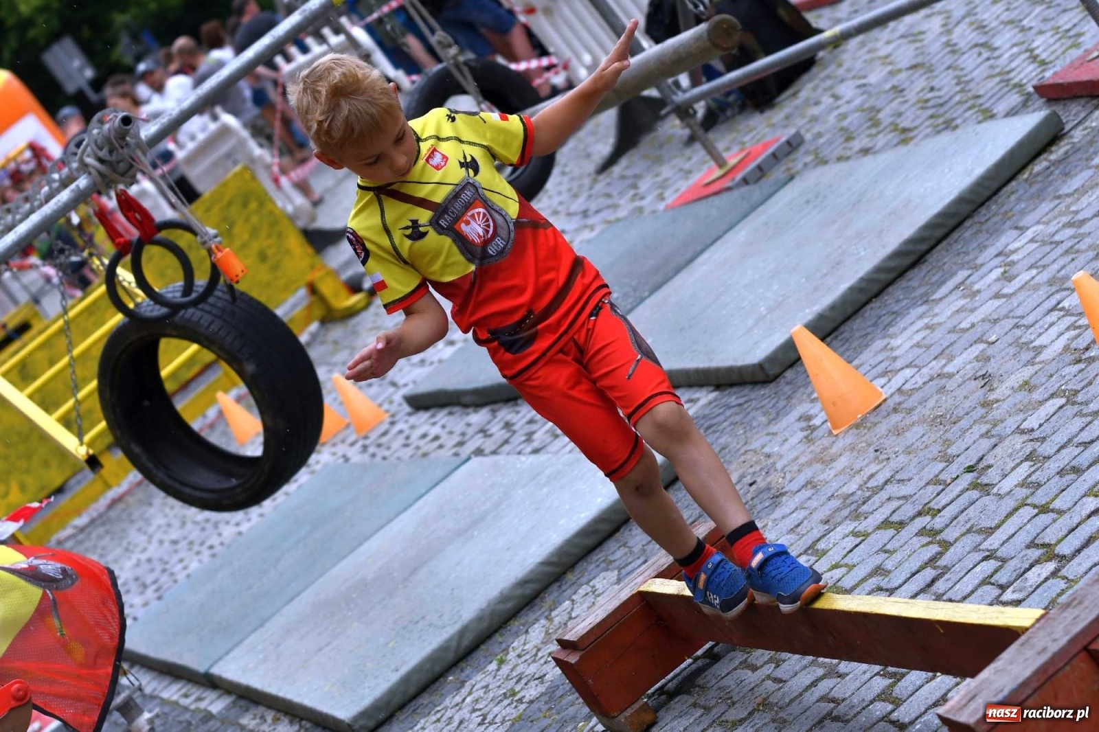 Zdjęcie w galerii na portalu naszraciborz.pl: I Mistrzostwa Raciborza NINJA OCR kids wiadomości z regionu