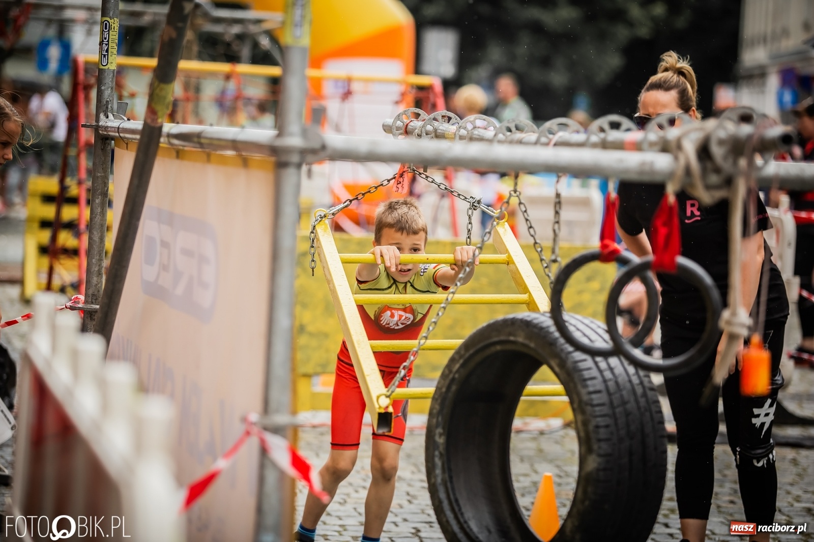 Zdjęcie w galerii na portalu naszraciborz.pl: I Mistrzostwa Raciborza NINJA OCR kids wiadomości z regionu