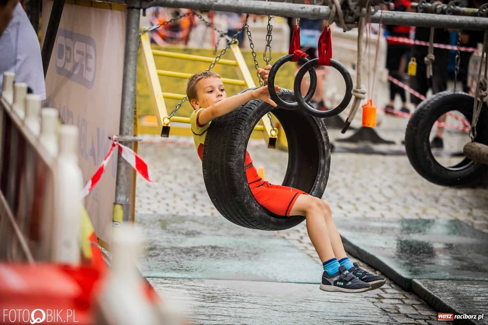 Zdjęcie w galerii na portalu naszraciborz.pl: I Mistrzostwa Raciborza NINJA OCR kids wiadomości z regionu