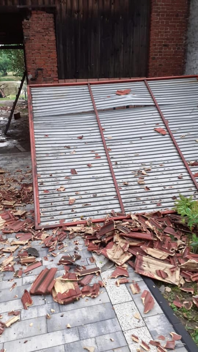 Zdjęcie w galerii na portalu naszraciborz.pl: Superkomórka burzowa na granicy powiatu raciborskiego [FOTO] wiadomości z regionu