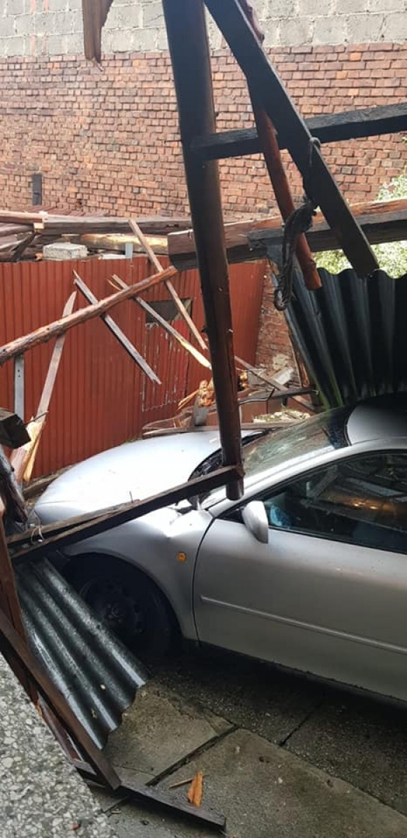 Zdjęcie w galerii na portalu naszraciborz.pl: Superkomórka burzowa na granicy powiatu raciborskiego [FOTO] wiadomości z regionu