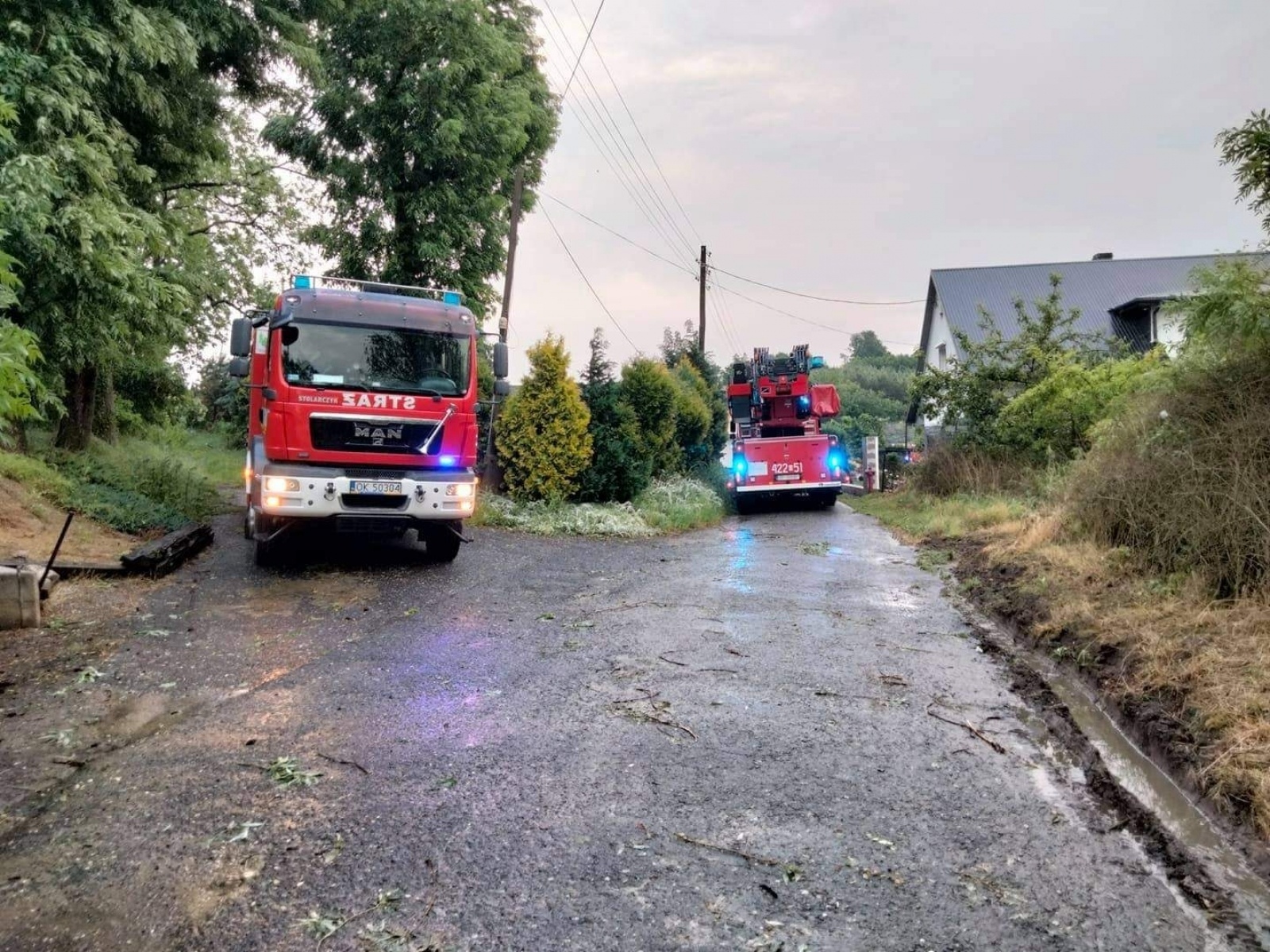 Zdjęcie w galerii na portalu naszraciborz.pl: Superkomórka burzowa na granicy powiatu raciborskiego [FOTO] wiadomości z regionu