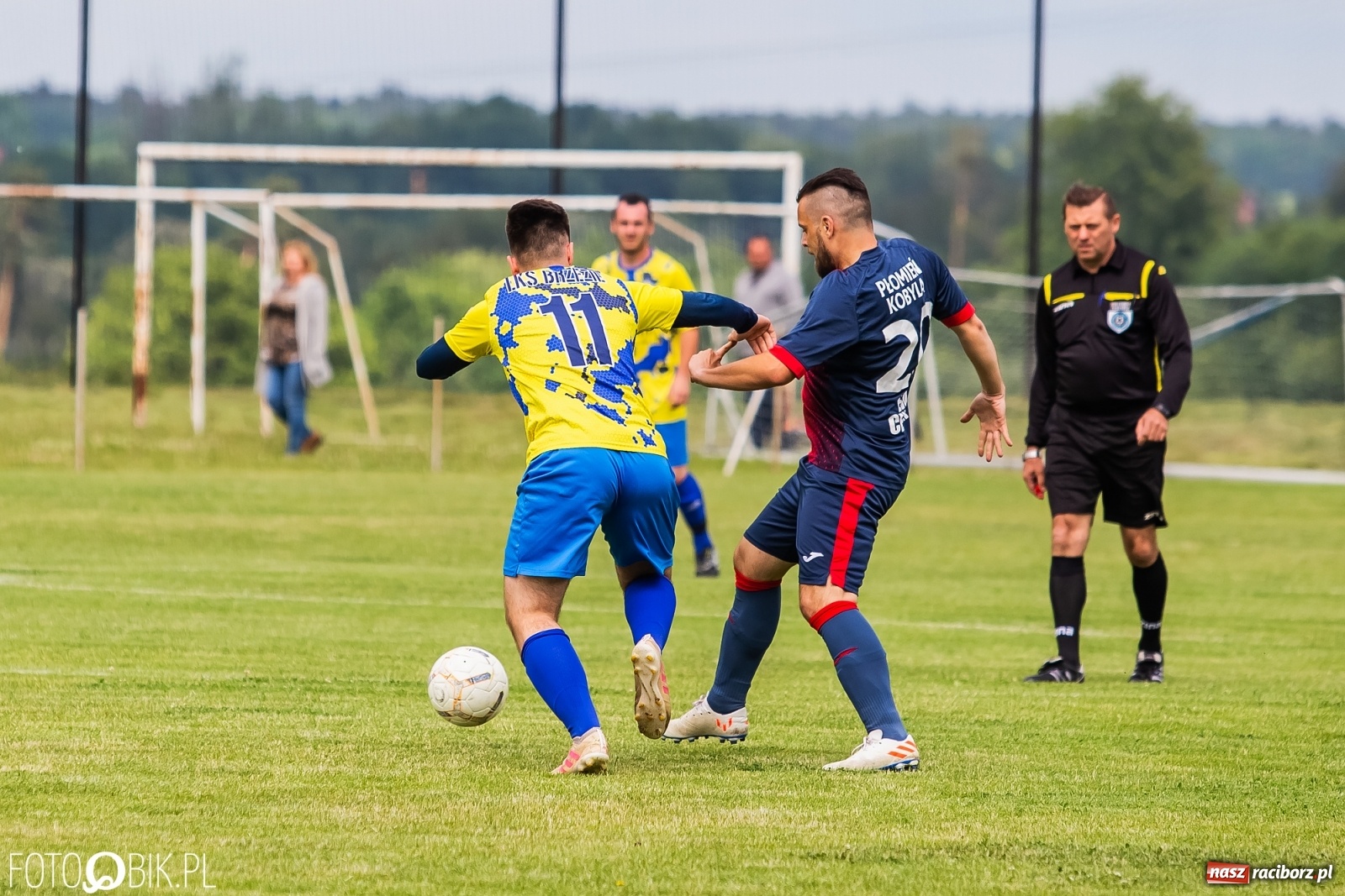 Zdjęcie w galerii na portalu naszraciborz.pl: A klasa. Fatalna passa Brzezia trwa [FOTO] wiadomości z regionu