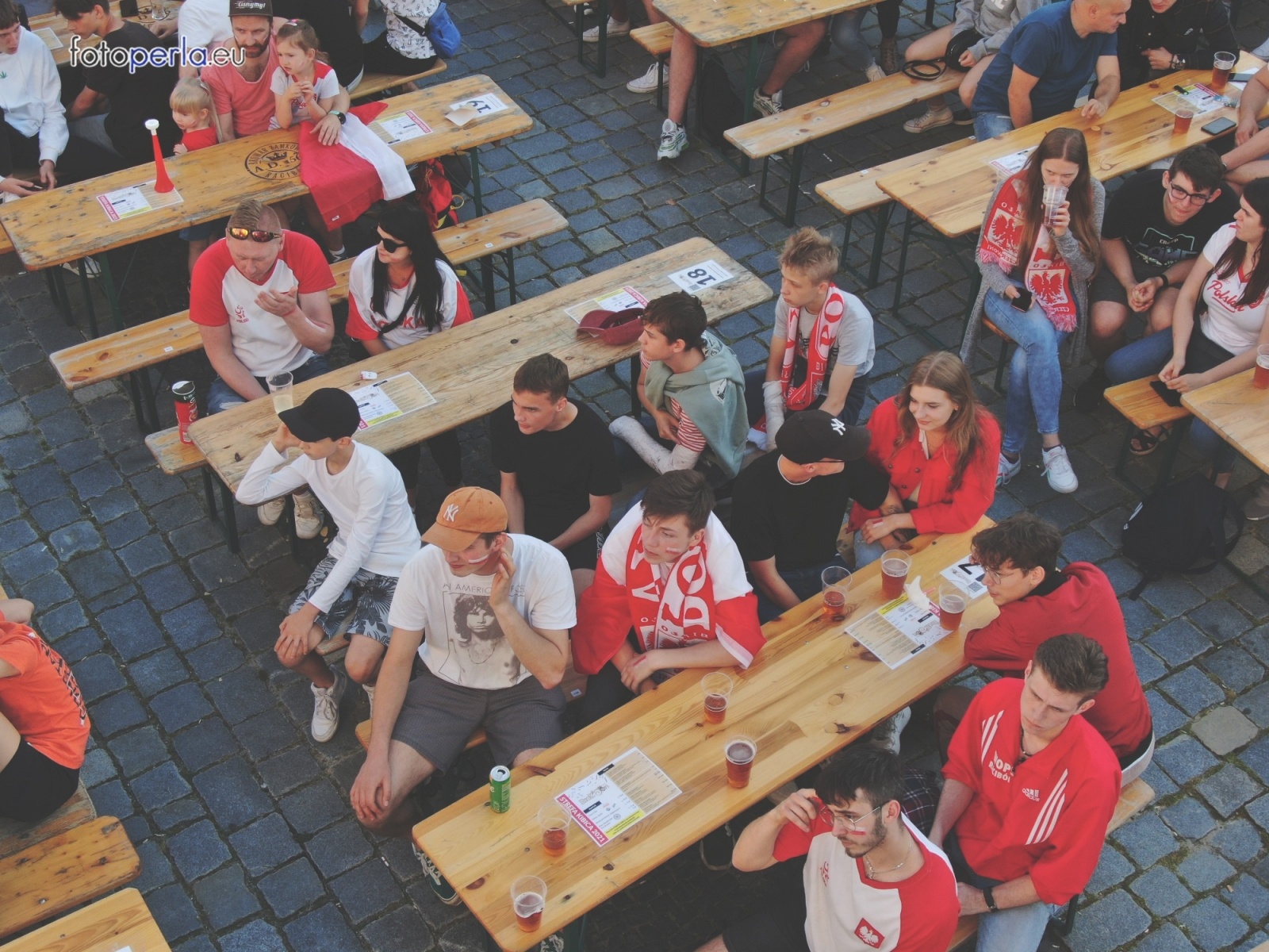 Zdjęcie w galerii na portalu naszraciborz.pl: Raciborskie strefy kibica wzorowe. O wynik nie pytajcie! [FOTO Z DRONA] wiadomości z regionu