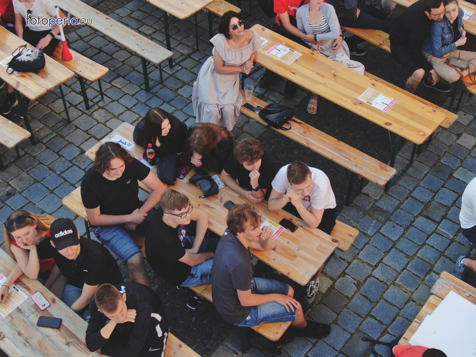 Zdjęcie w galerii na portalu naszraciborz.pl: Raciborskie strefy kibica wzorowe. O wynik nie pytajcie! [FOTO Z DRONA] wiadomości z regionu