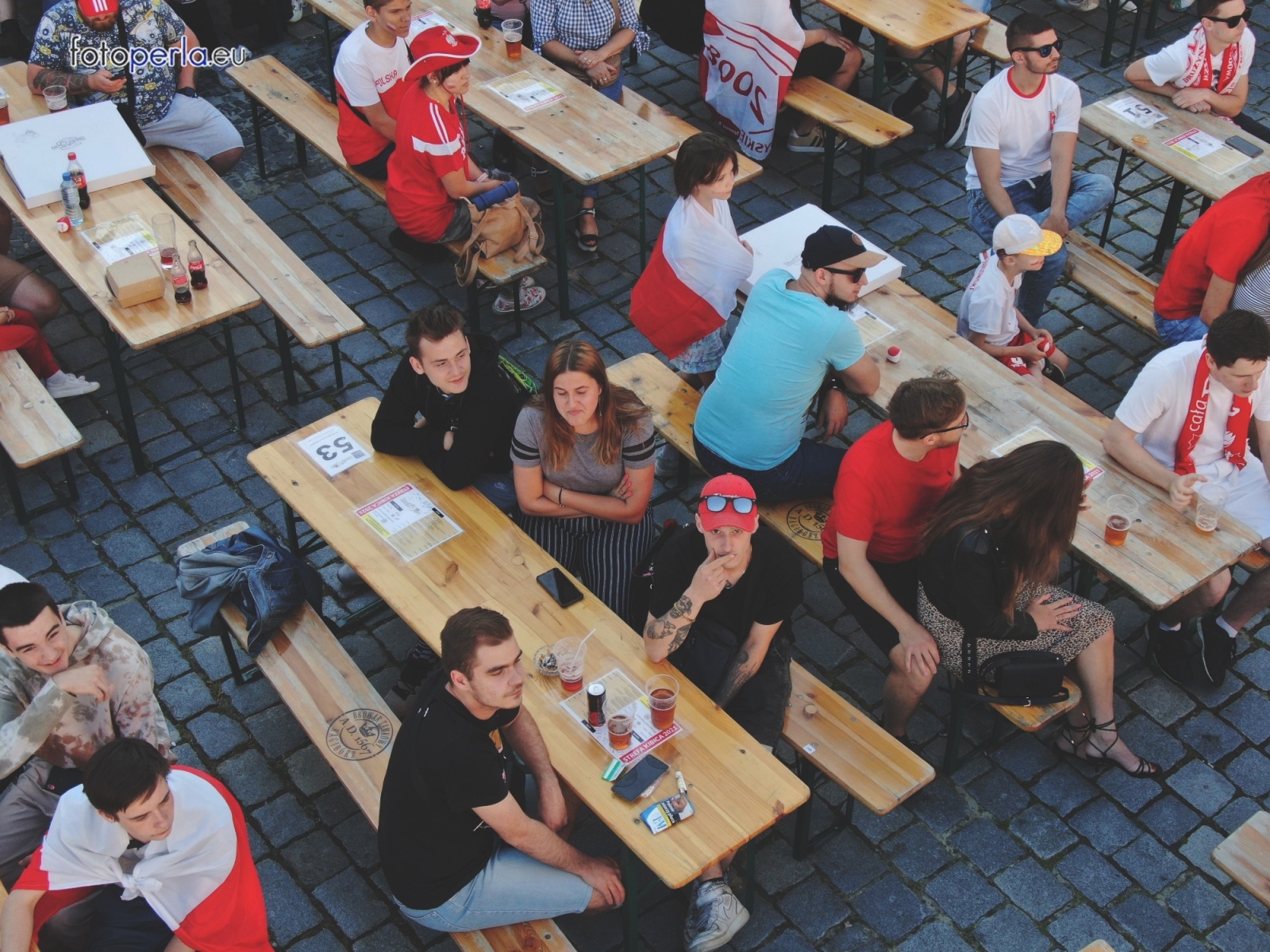 Zdjęcie w galerii na portalu naszraciborz.pl: Raciborskie strefy kibica wzorowe. O wynik nie pytajcie! [FOTO Z DRONA] wiadomości z regionu