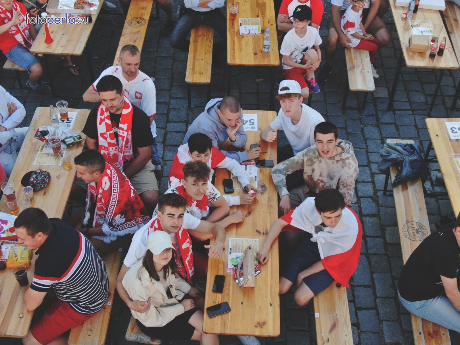 Zdjęcie w galerii na portalu naszraciborz.pl: Raciborskie strefy kibica wzorowe. O wynik nie pytajcie! [FOTO Z DRONA] wiadomości z regionu