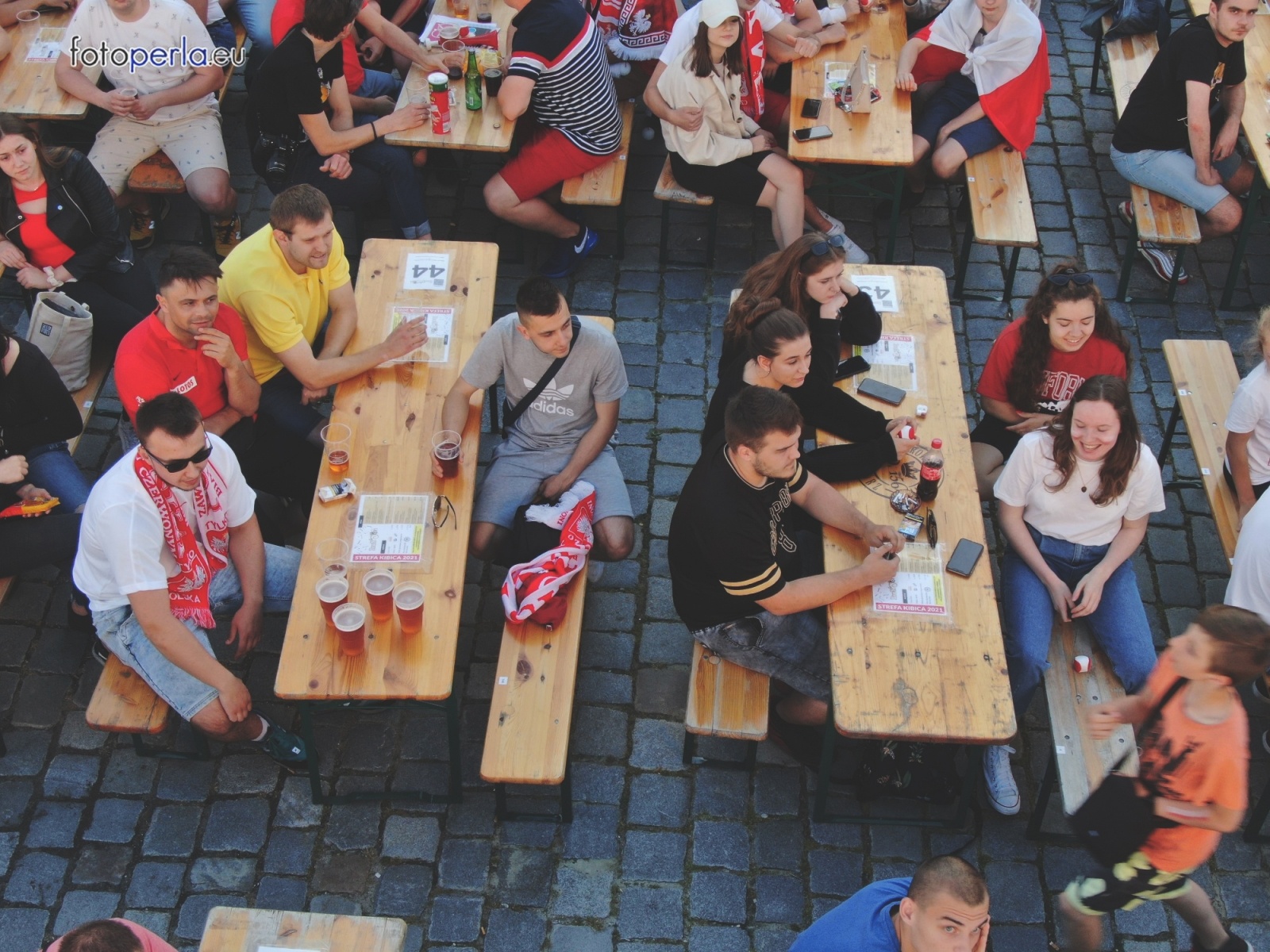 Zdjęcie w galerii na portalu naszraciborz.pl: Raciborskie strefy kibica wzorowe. O wynik nie pytajcie! [FOTO Z DRONA] wiadomości z regionu