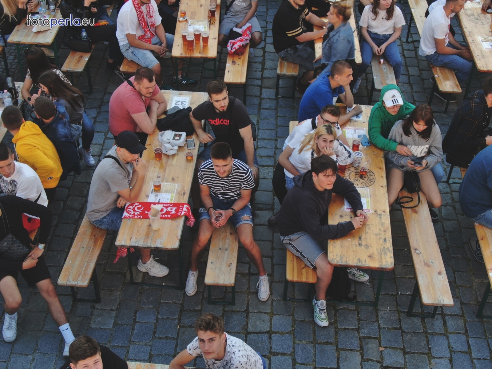 Zdjęcie w galerii na portalu naszraciborz.pl: Raciborskie strefy kibica wzorowe. O wynik nie pytajcie! [FOTO Z DRONA] wiadomości z regionu