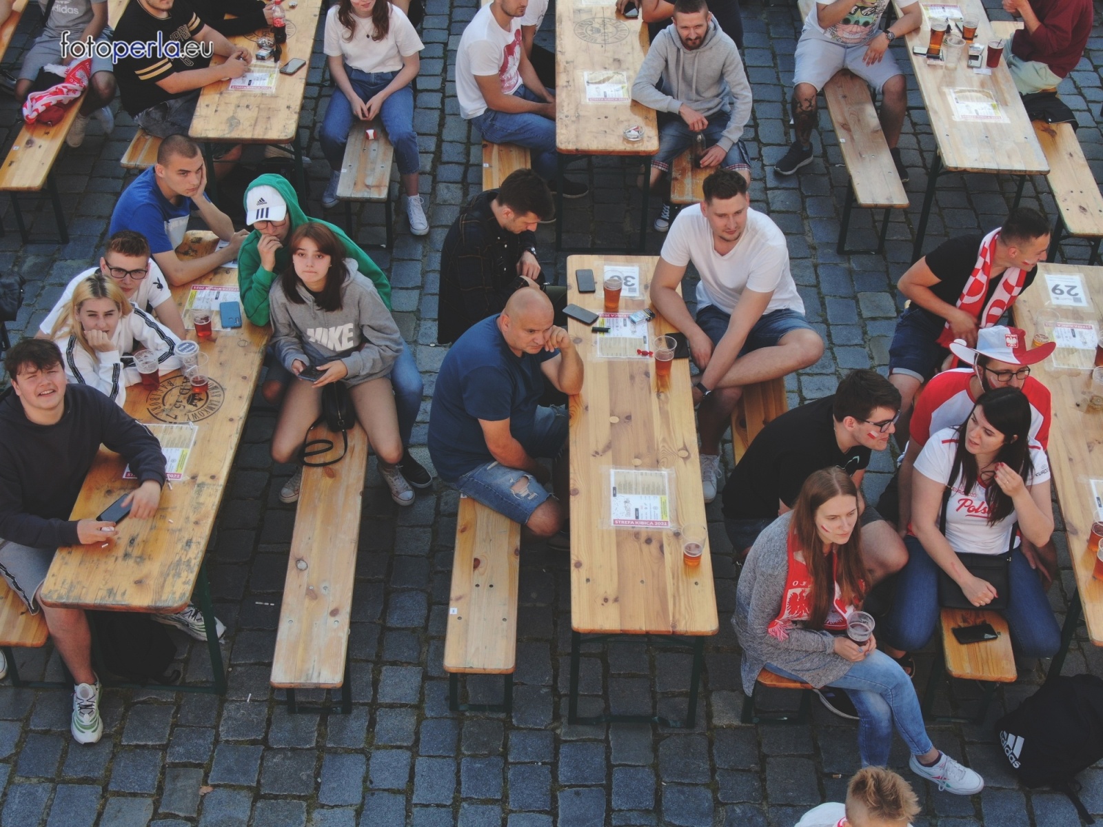 Zdjęcie w galerii na portalu naszraciborz.pl: Raciborskie strefy kibica wzorowe. O wynik nie pytajcie! [FOTO Z DRONA] wiadomości z regionu