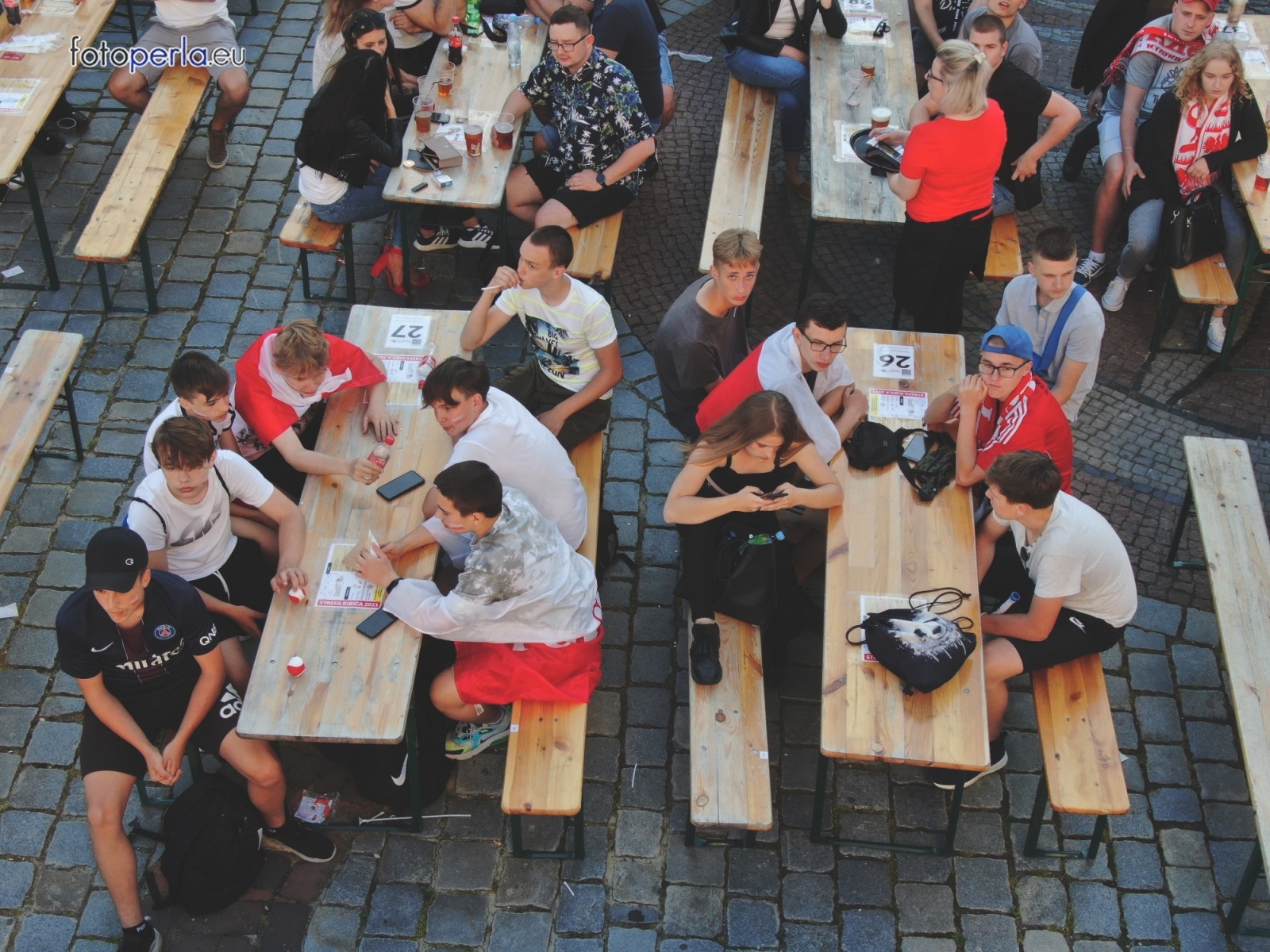 Zdjęcie w galerii na portalu naszraciborz.pl: Raciborskie strefy kibica wzorowe. O wynik nie pytajcie! [FOTO Z DRONA] wiadomości z regionu