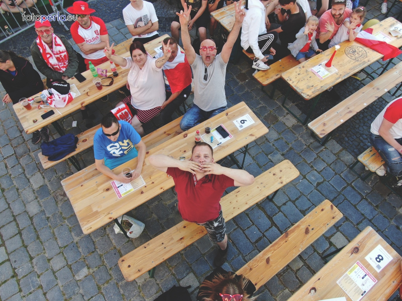 Zdjęcie w galerii na portalu naszraciborz.pl: Raciborskie strefy kibica wzorowe. O wynik nie pytajcie! [FOTO Z DRONA] wiadomości z regionu