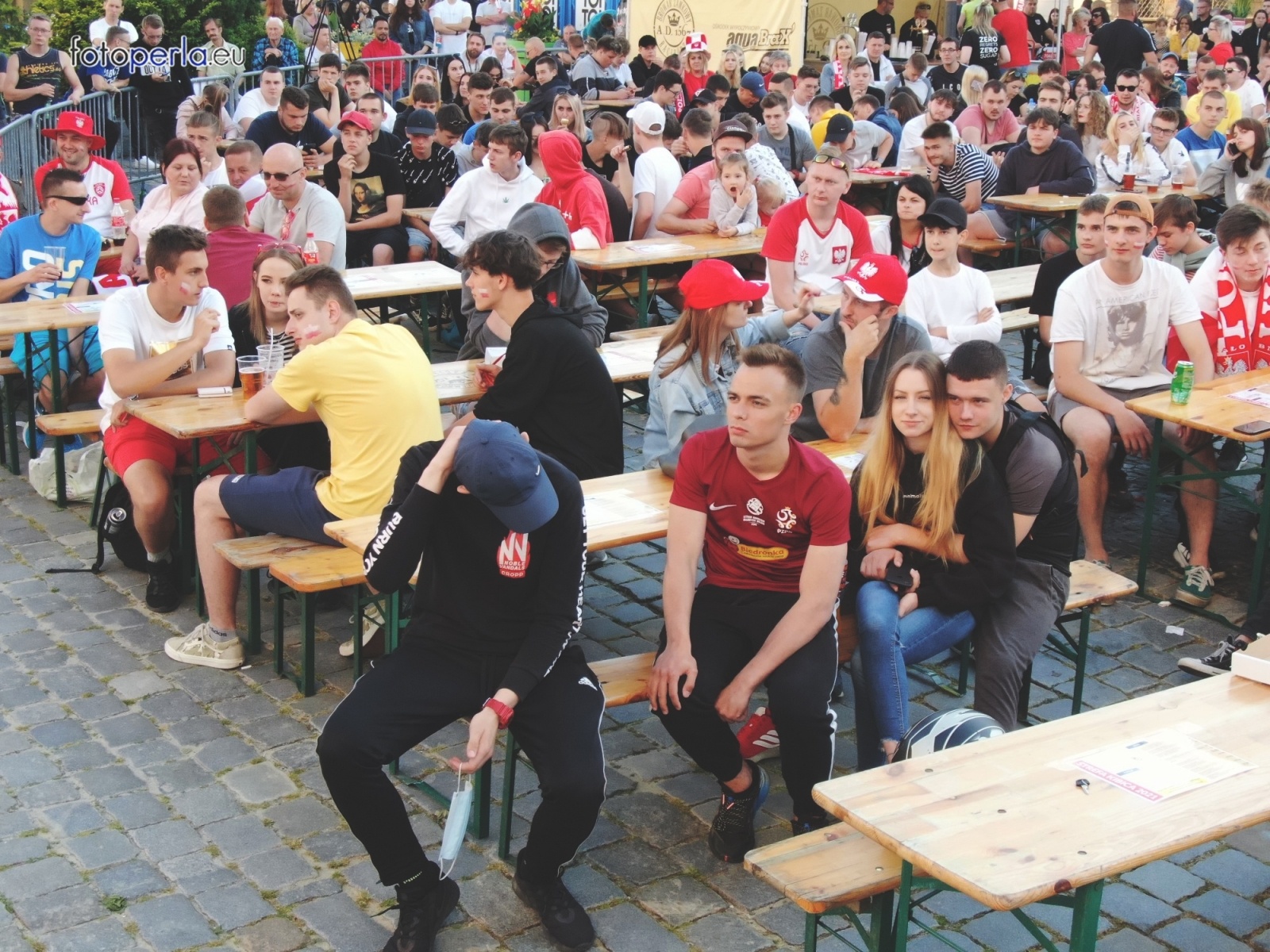 Zdjęcie w galerii na portalu naszraciborz.pl: Raciborskie strefy kibica wzorowe. O wynik nie pytajcie! [FOTO Z DRONA] wiadomości z regionu