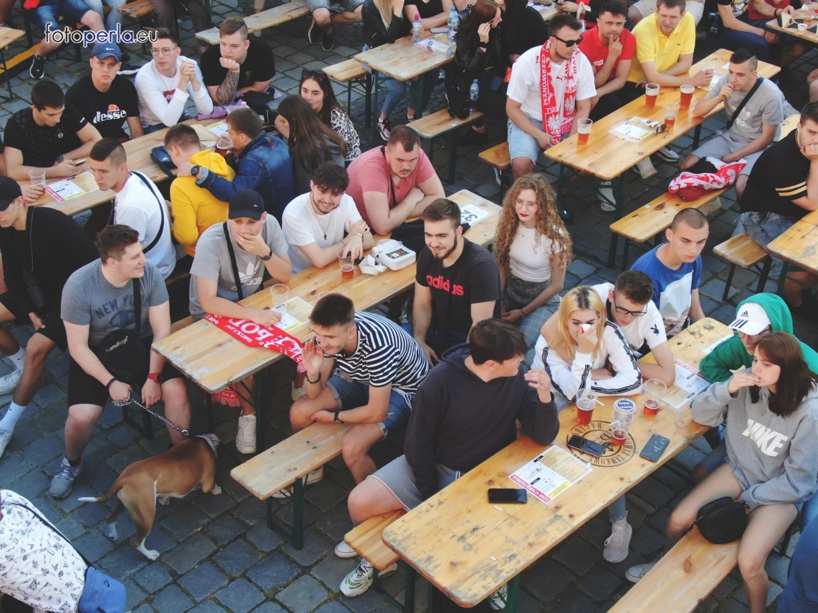 Zdjęcie w galerii na portalu naszraciborz.pl: Raciborskie strefy kibica wzorowe. O wynik nie pytajcie! [FOTO Z DRONA] wiadomości z regionu