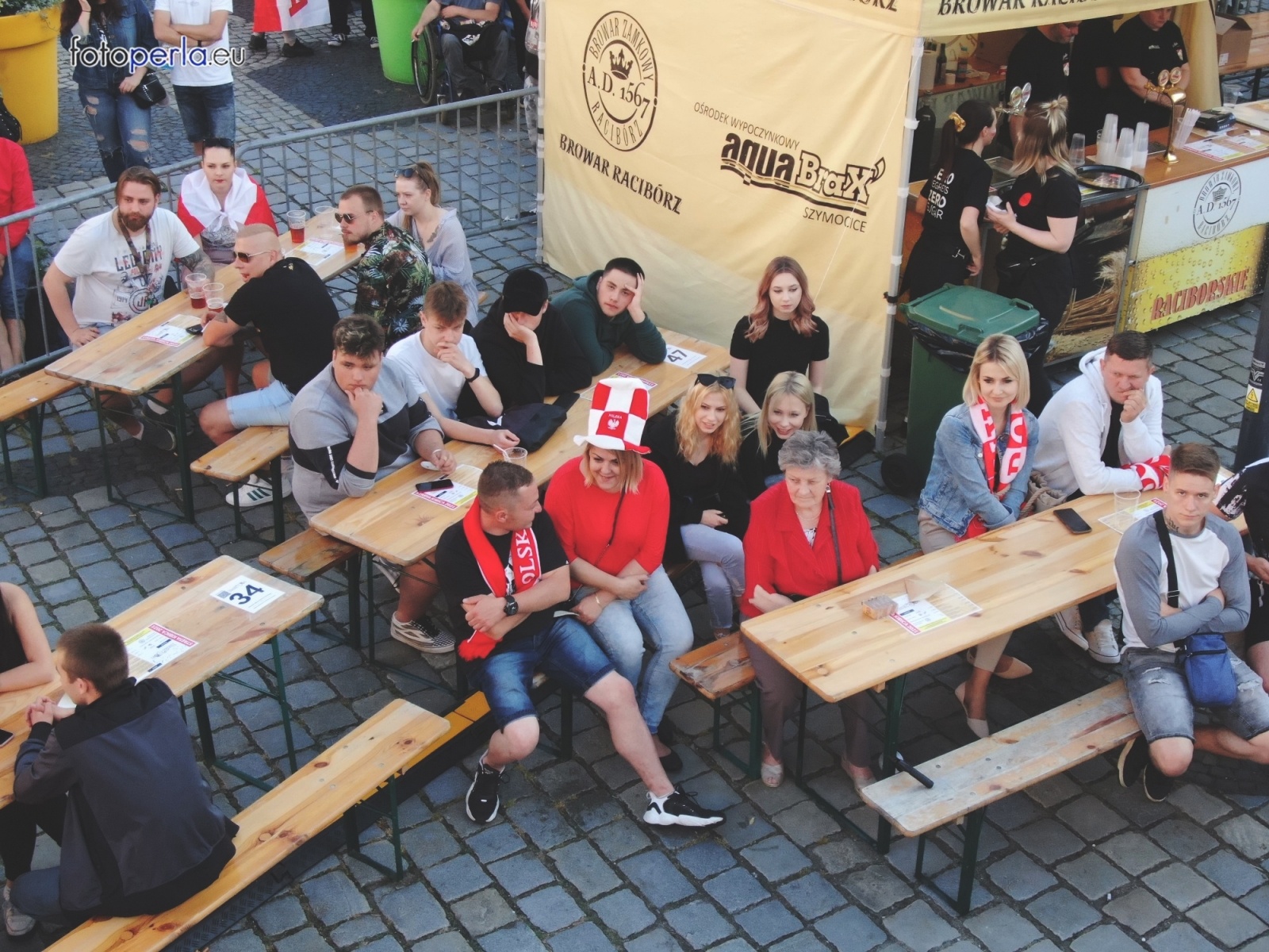 Zdjęcie w galerii na portalu naszraciborz.pl: Raciborskie strefy kibica wzorowe. O wynik nie pytajcie! [FOTO Z DRONA] wiadomości z regionu