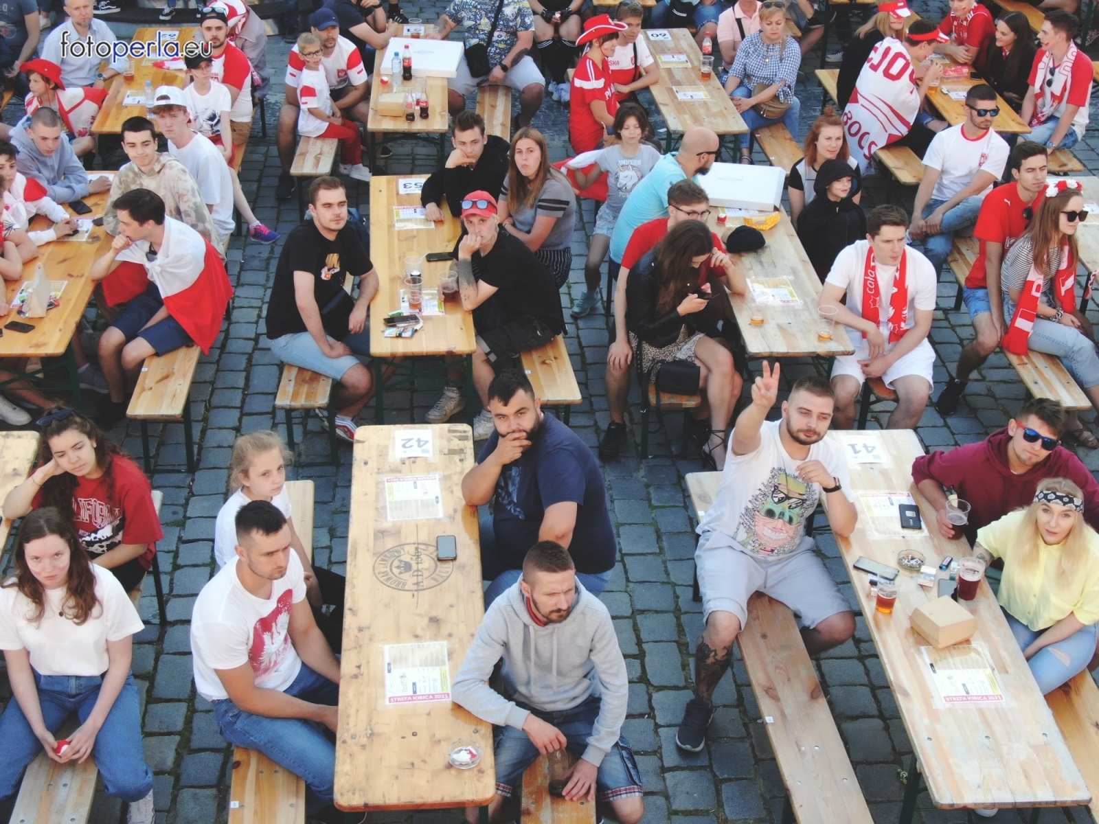 Zdjęcie w galerii na portalu naszraciborz.pl: Raciborskie strefy kibica wzorowe. O wynik nie pytajcie! [FOTO Z DRONA] wiadomości z regionu