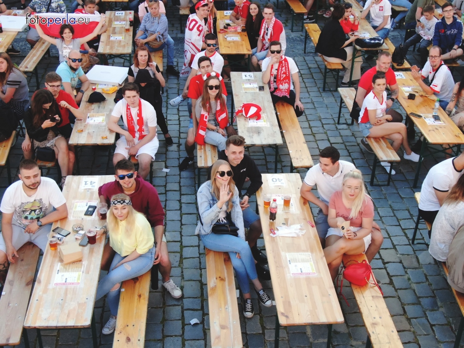 Zdjęcie w galerii na portalu naszraciborz.pl: Raciborskie strefy kibica wzorowe. O wynik nie pytajcie! [FOTO Z DRONA] wiadomości z regionu