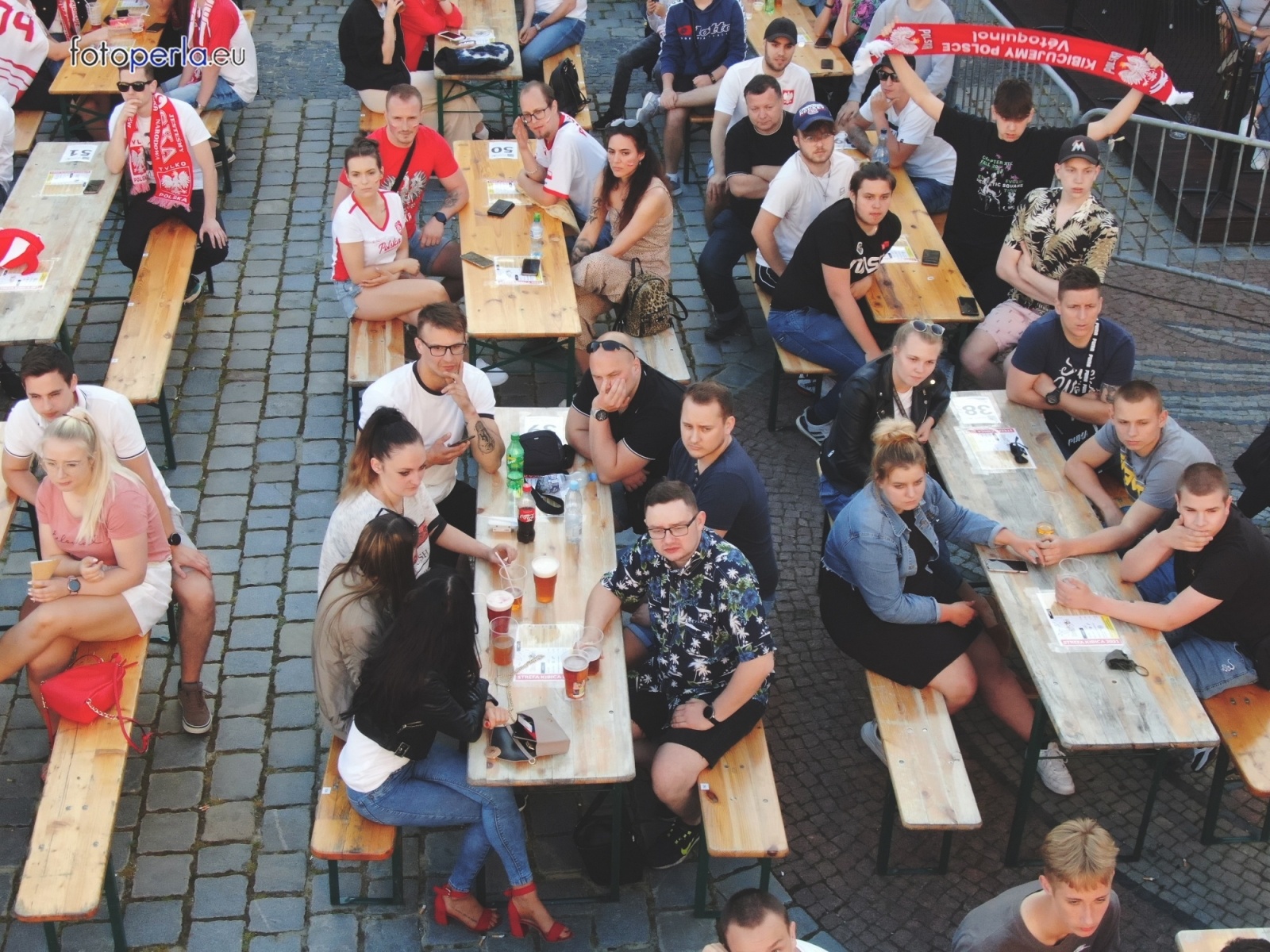 Zdjęcie w galerii na portalu naszraciborz.pl: Raciborskie strefy kibica wzorowe. O wynik nie pytajcie! [FOTO Z DRONA] wiadomości z regionu