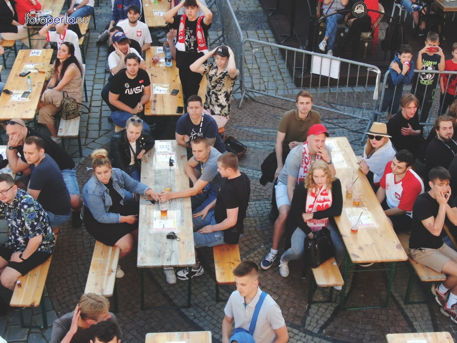 Zdjęcie w galerii na portalu naszraciborz.pl: Raciborskie strefy kibica wzorowe. O wynik nie pytajcie! [FOTO Z DRONA] wiadomości z regionu