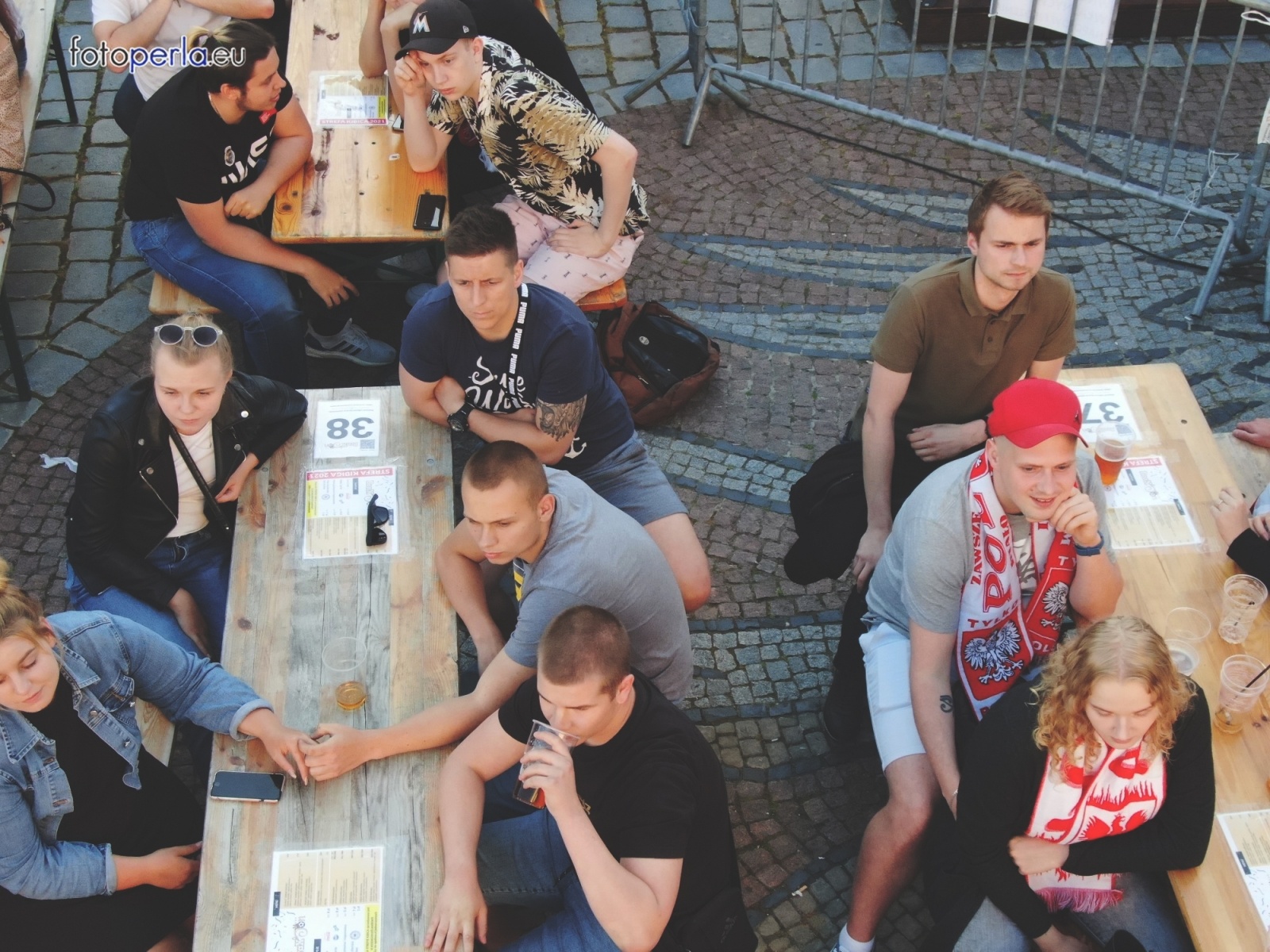 Zdjęcie w galerii na portalu naszraciborz.pl: Raciborskie strefy kibica wzorowe. O wynik nie pytajcie! [FOTO Z DRONA] wiadomości z regionu