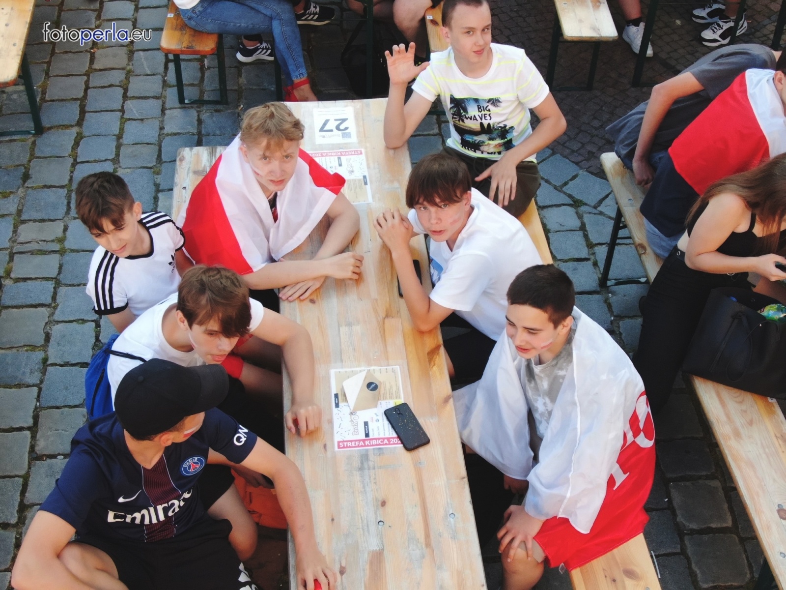 Zdjęcie w galerii na portalu naszraciborz.pl: Raciborskie strefy kibica wzorowe. O wynik nie pytajcie! [FOTO Z DRONA] wiadomości z regionu