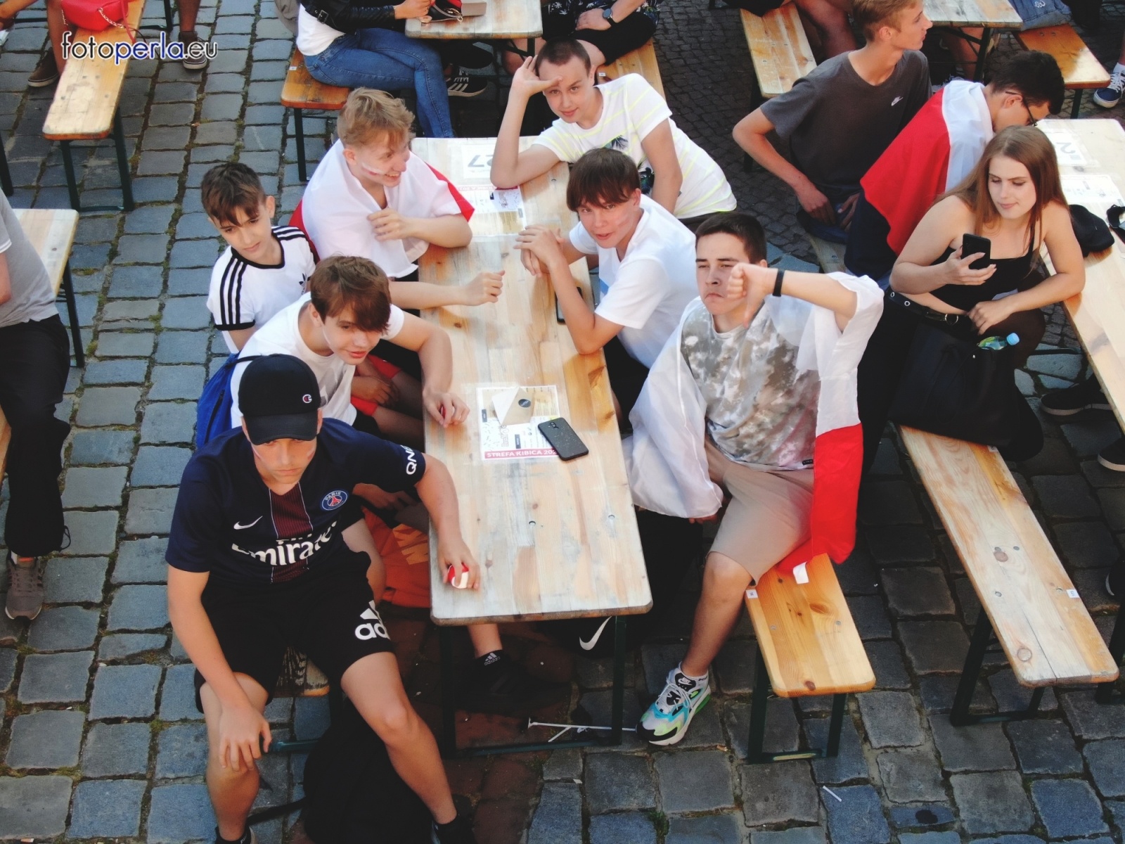 Zdjęcie w galerii na portalu naszraciborz.pl: Raciborskie strefy kibica wzorowe. O wynik nie pytajcie! [FOTO Z DRONA] wiadomości z regionu