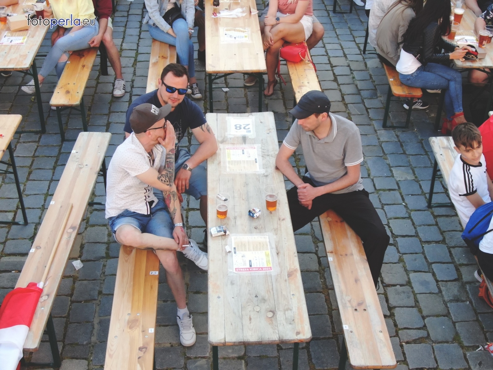 Zdjęcie w galerii na portalu naszraciborz.pl: Raciborskie strefy kibica wzorowe. O wynik nie pytajcie! [FOTO Z DRONA] wiadomości z regionu