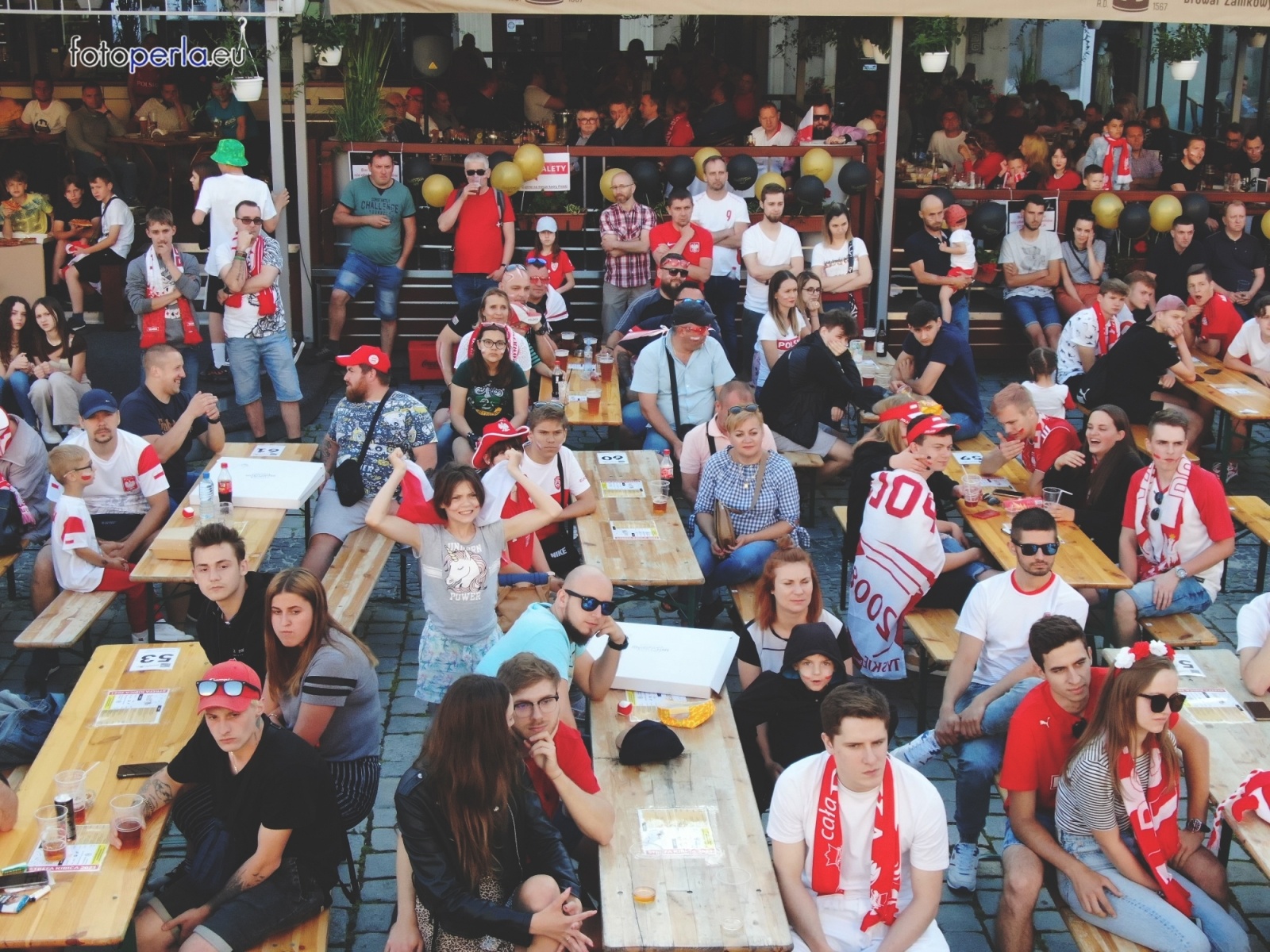 Zdjęcie w galerii na portalu naszraciborz.pl: Raciborskie strefy kibica wzorowe. O wynik nie pytajcie! [FOTO Z DRONA] wiadomości z regionu