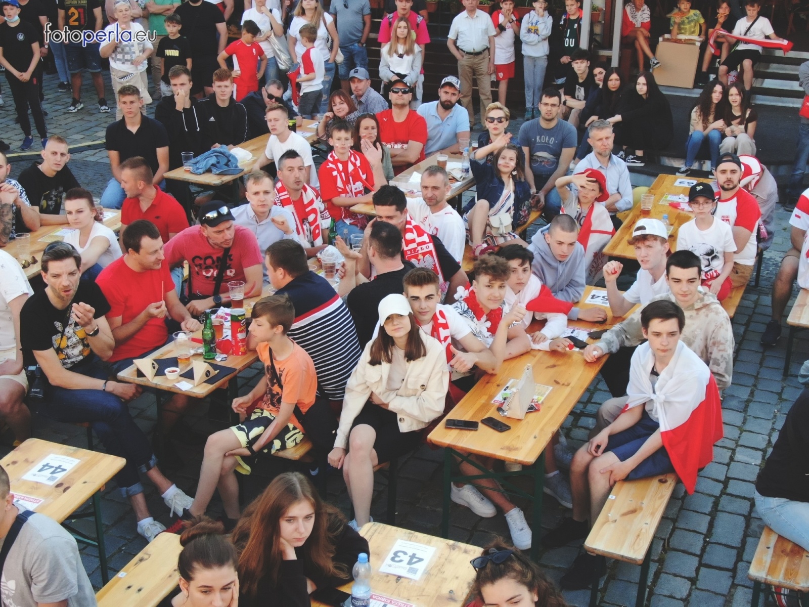 Zdjęcie w galerii na portalu naszraciborz.pl: Raciborskie strefy kibica wzorowe. O wynik nie pytajcie! [FOTO Z DRONA] wiadomości z regionu