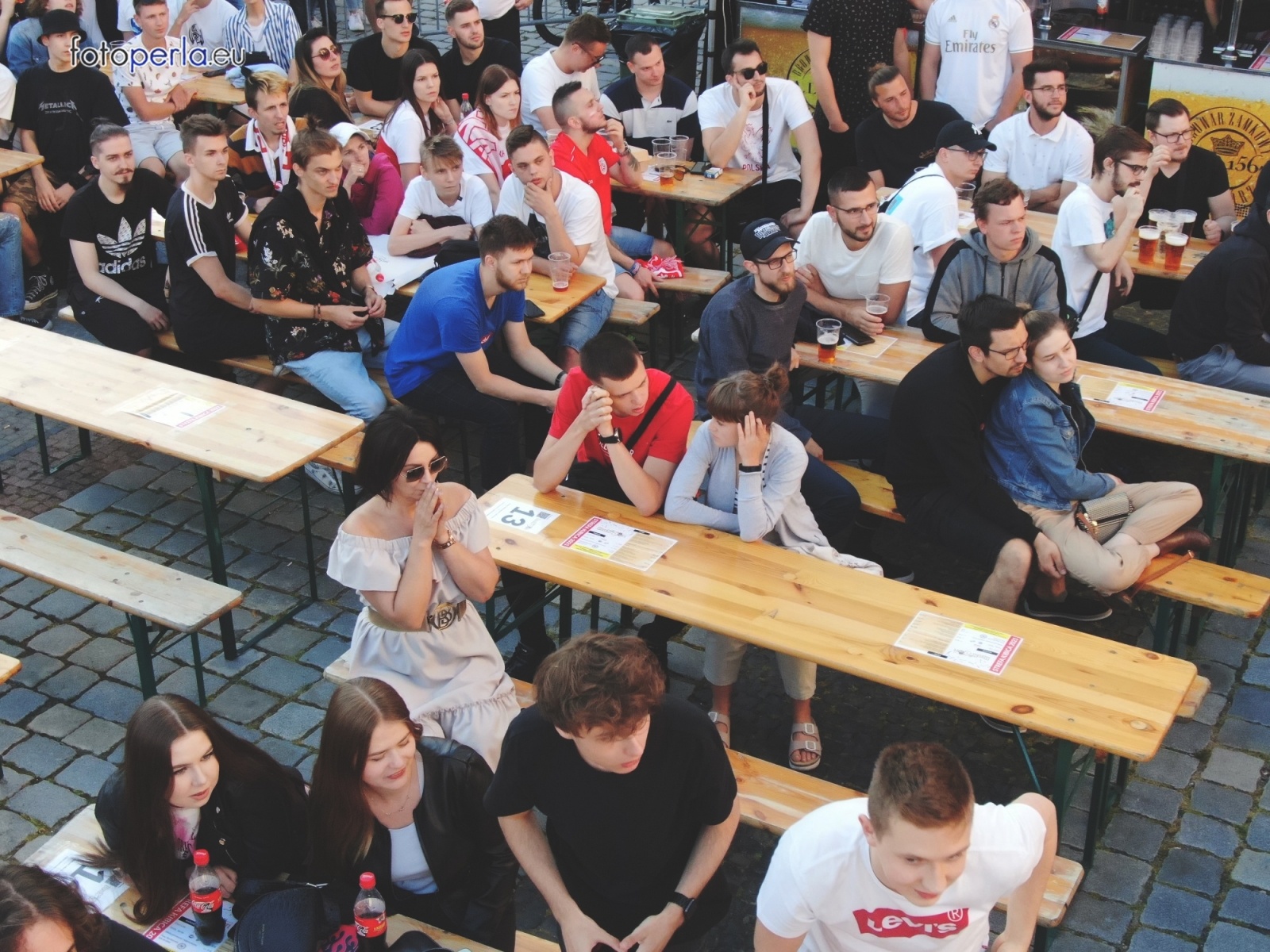 Zdjęcie w galerii na portalu naszraciborz.pl: Raciborskie strefy kibica wzorowe. O wynik nie pytajcie! [FOTO Z DRONA] wiadomości z regionu