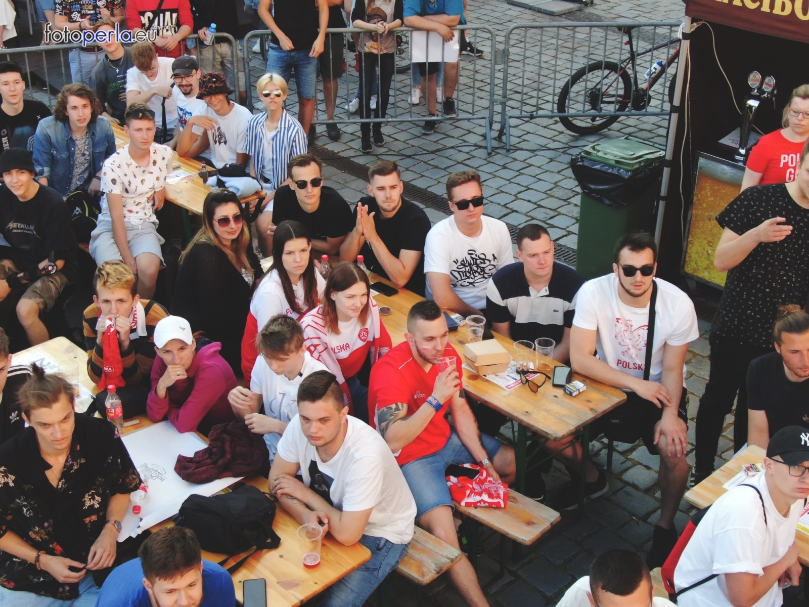Zdjęcie w galerii na portalu naszraciborz.pl: Raciborskie strefy kibica wzorowe. O wynik nie pytajcie! [FOTO Z DRONA] wiadomości z regionu