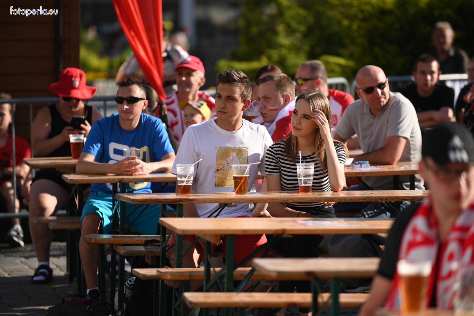 Zdjęcie w galerii na portalu naszraciborz.pl: Raciborskie strefy kibica wzorowe. O wynik nie pytajcie! [FOTO Z DRONA] wiadomości z regionu