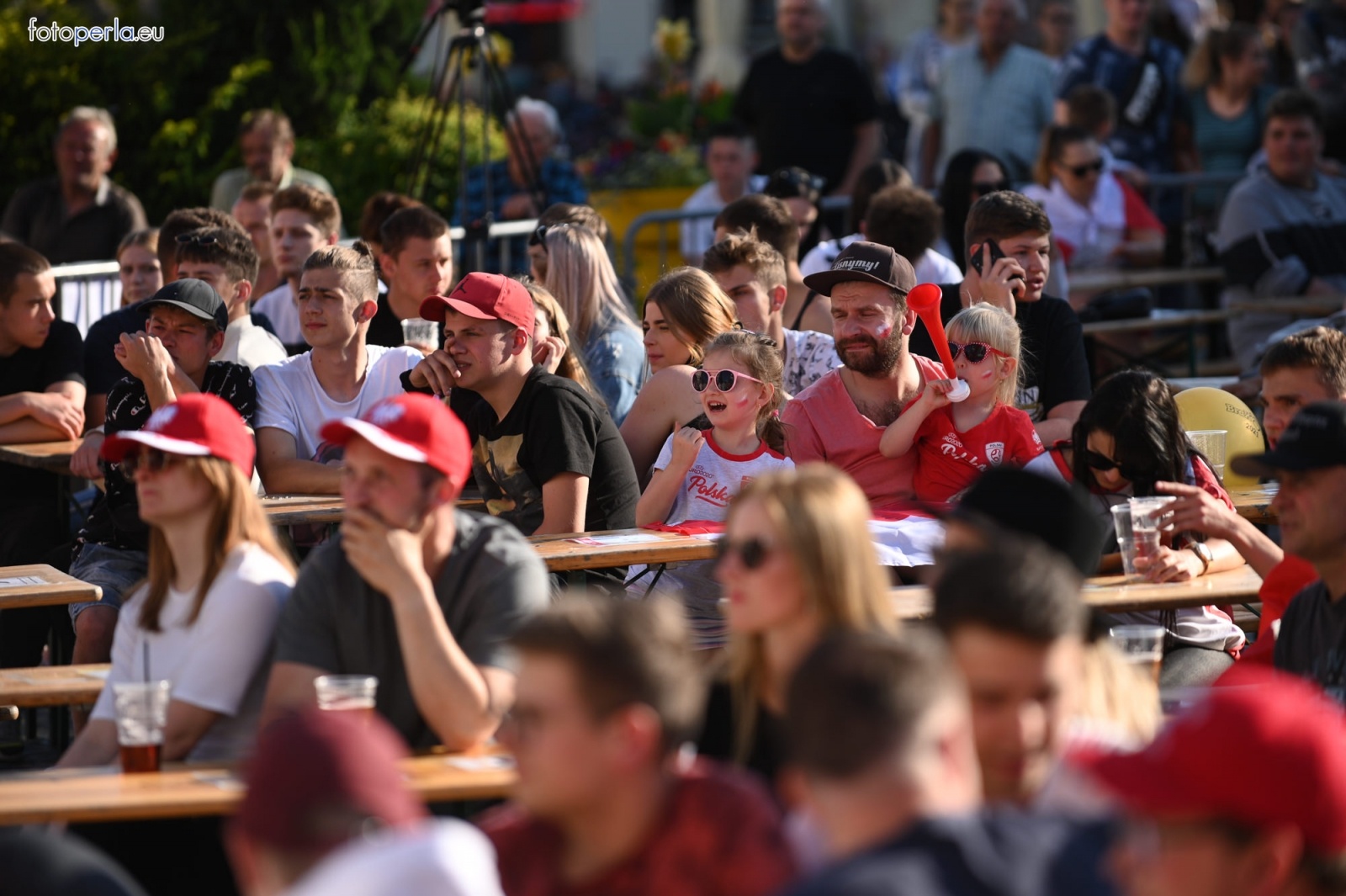 Zdjęcie w galerii na portalu naszraciborz.pl: Raciborskie strefy kibica wzorowe. O wynik nie pytajcie! [FOTO Z DRONA] wiadomości z regionu