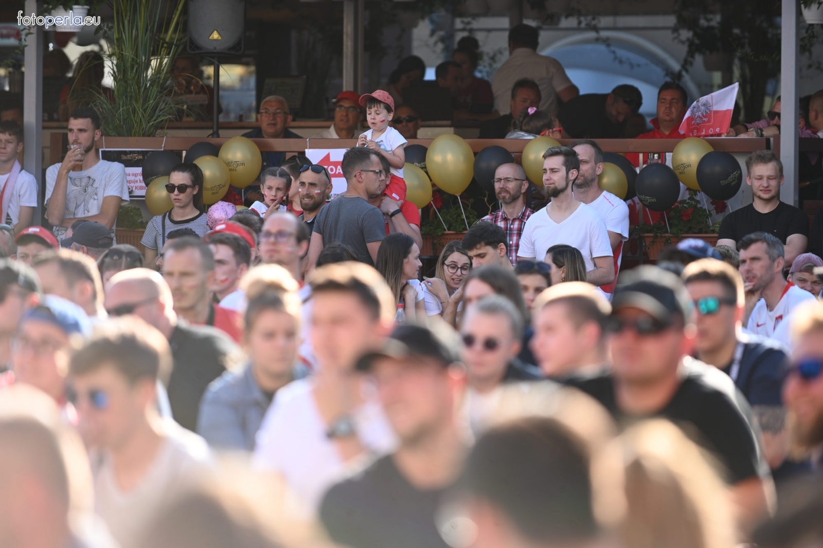 Zdjęcie w galerii na portalu naszraciborz.pl: Raciborskie strefy kibica wzorowe. O wynik nie pytajcie! [FOTO Z DRONA] wiadomości z regionu