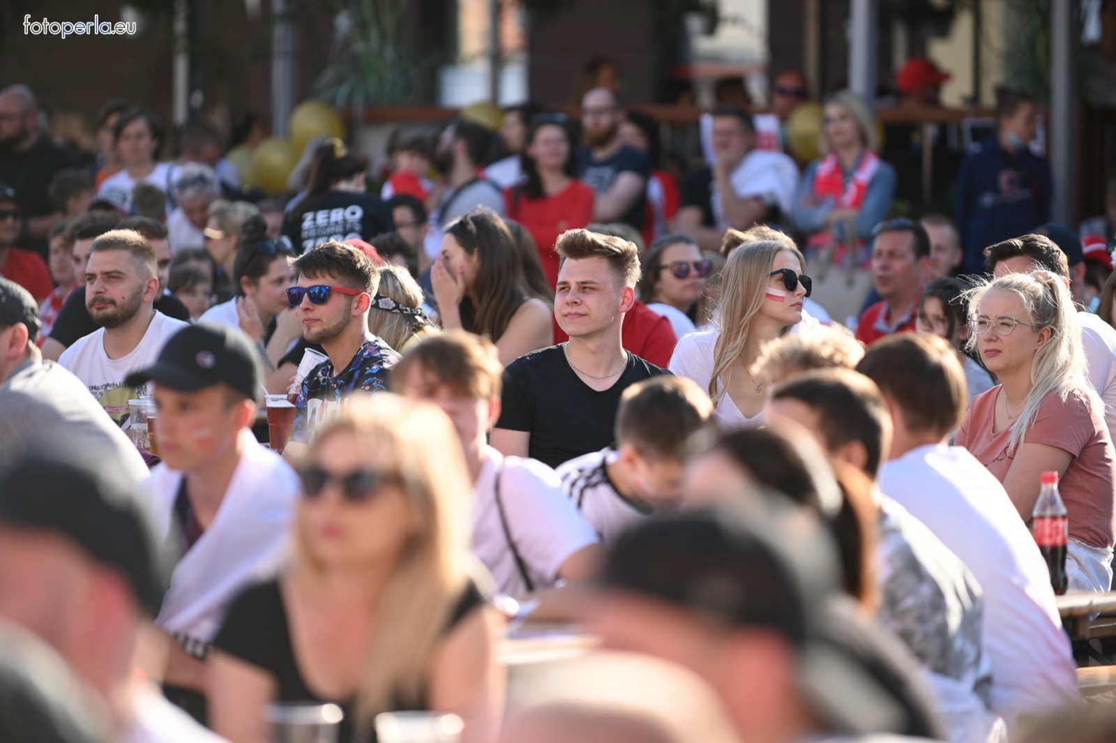 Zdjęcie w galerii na portalu naszraciborz.pl: Raciborskie strefy kibica wzorowe. O wynik nie pytajcie! [FOTO Z DRONA] wiadomości z regionu