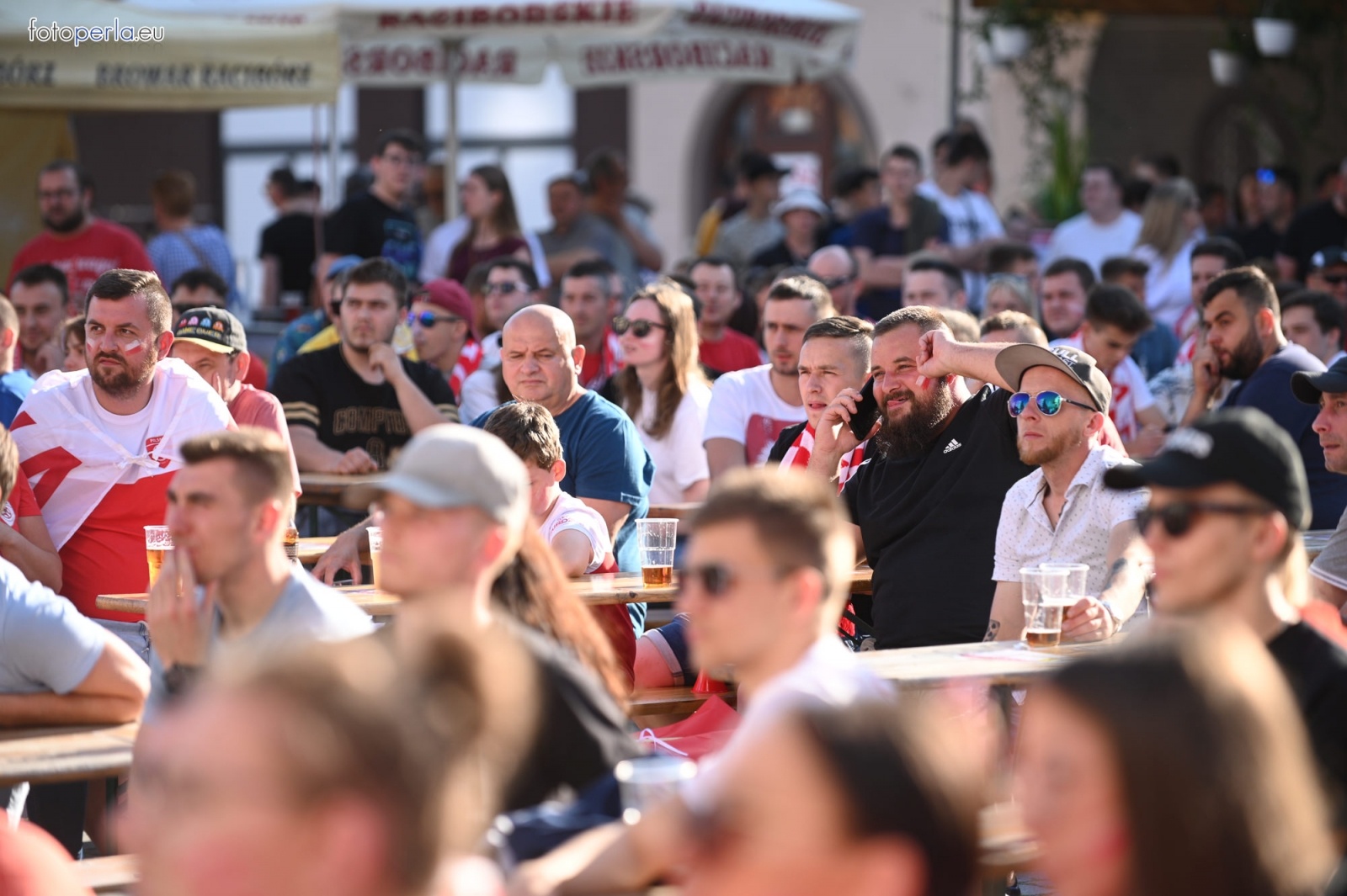 Zdjęcie w galerii na portalu naszraciborz.pl: Raciborskie strefy kibica wzorowe. O wynik nie pytajcie! [FOTO Z DRONA] wiadomości z regionu