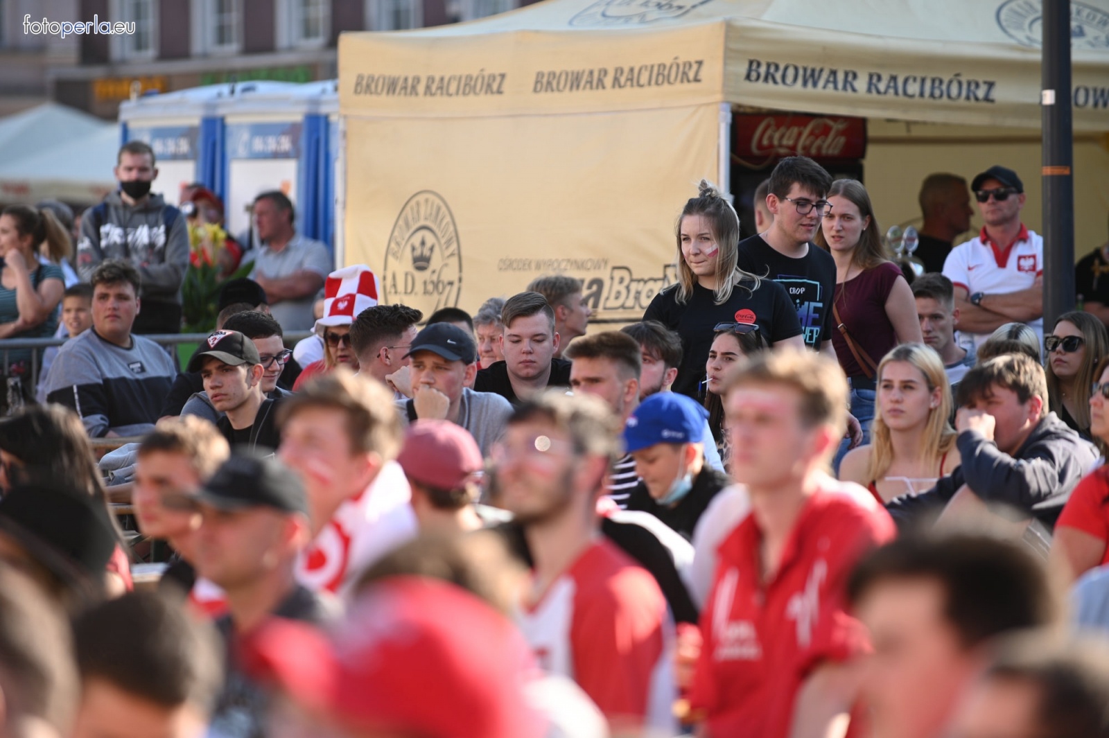 Zdjęcie w galerii na portalu naszraciborz.pl: Raciborskie strefy kibica wzorowe. O wynik nie pytajcie! [FOTO Z DRONA] wiadomości z regionu