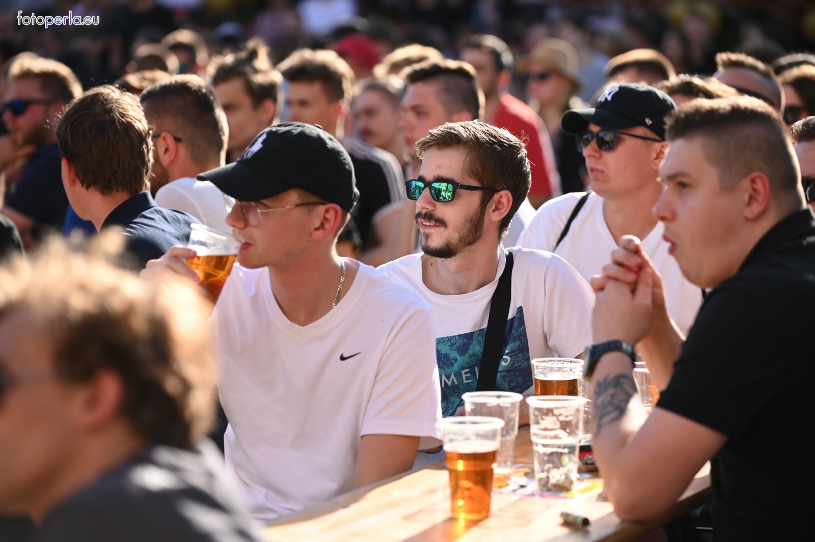 Zdjęcie w galerii na portalu naszraciborz.pl: Raciborskie strefy kibica wzorowe. O wynik nie pytajcie! [FOTO Z DRONA] wiadomości z regionu