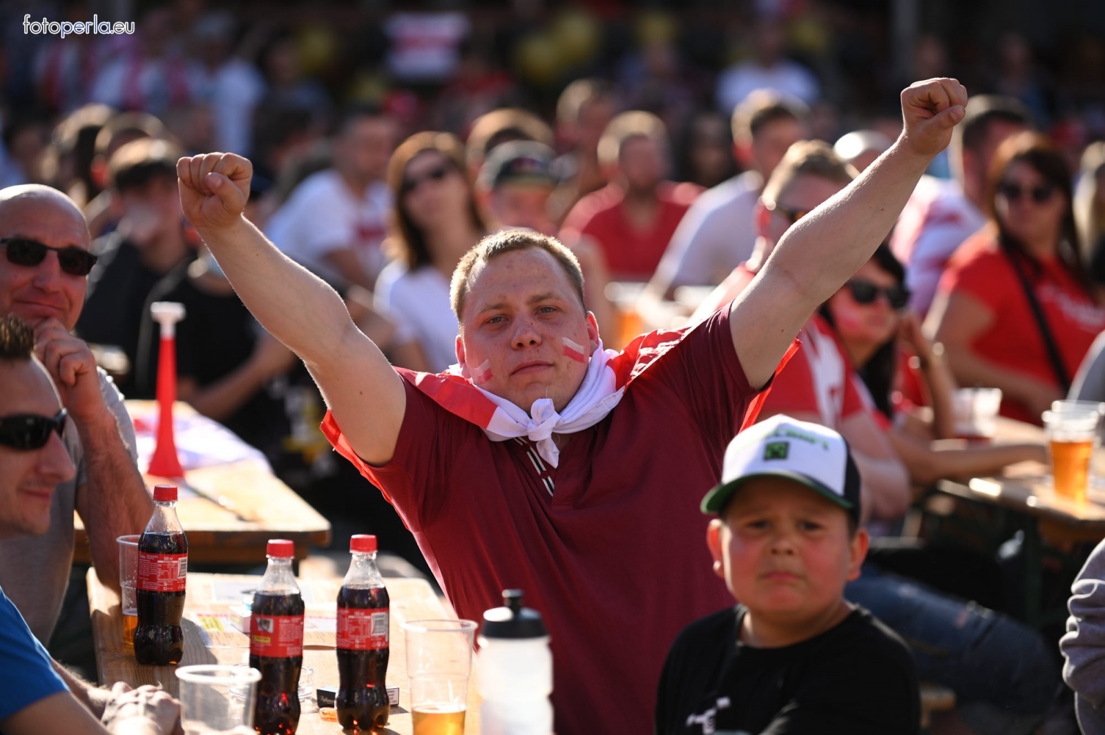 Zdjęcie w galerii na portalu naszraciborz.pl: Raciborskie strefy kibica wzorowe. O wynik nie pytajcie! [FOTO Z DRONA] wiadomości z regionu