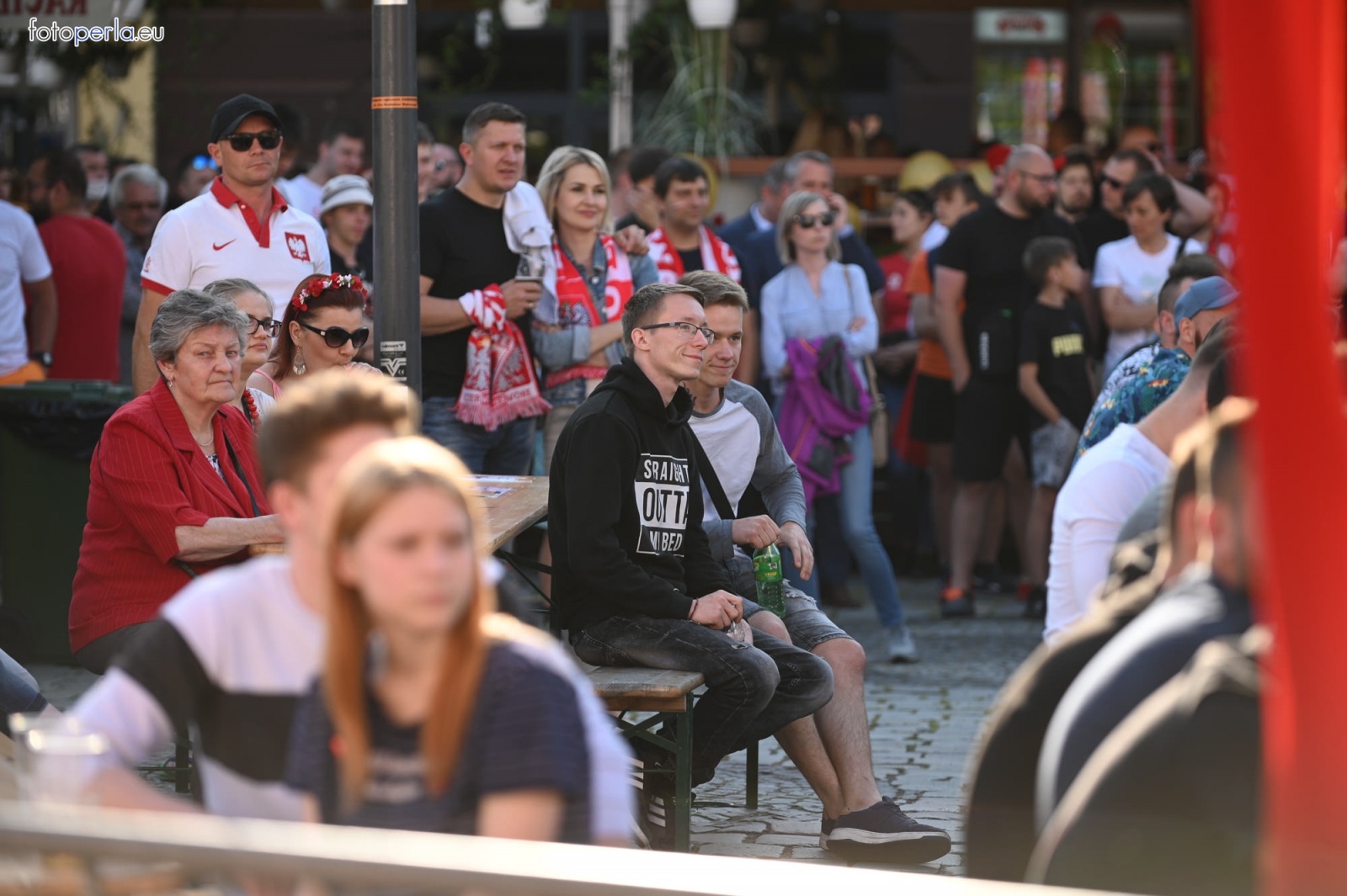 Zdjęcie w galerii na portalu naszraciborz.pl: Raciborskie strefy kibica wzorowe. O wynik nie pytajcie! [FOTO Z DRONA] wiadomości z regionu